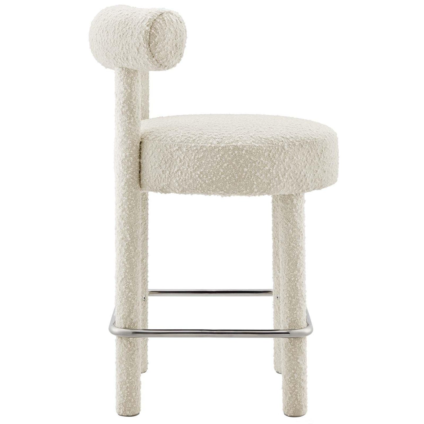 Modway Toulouse Boucle Fabric Counter Stool - Set of 2 FredCo