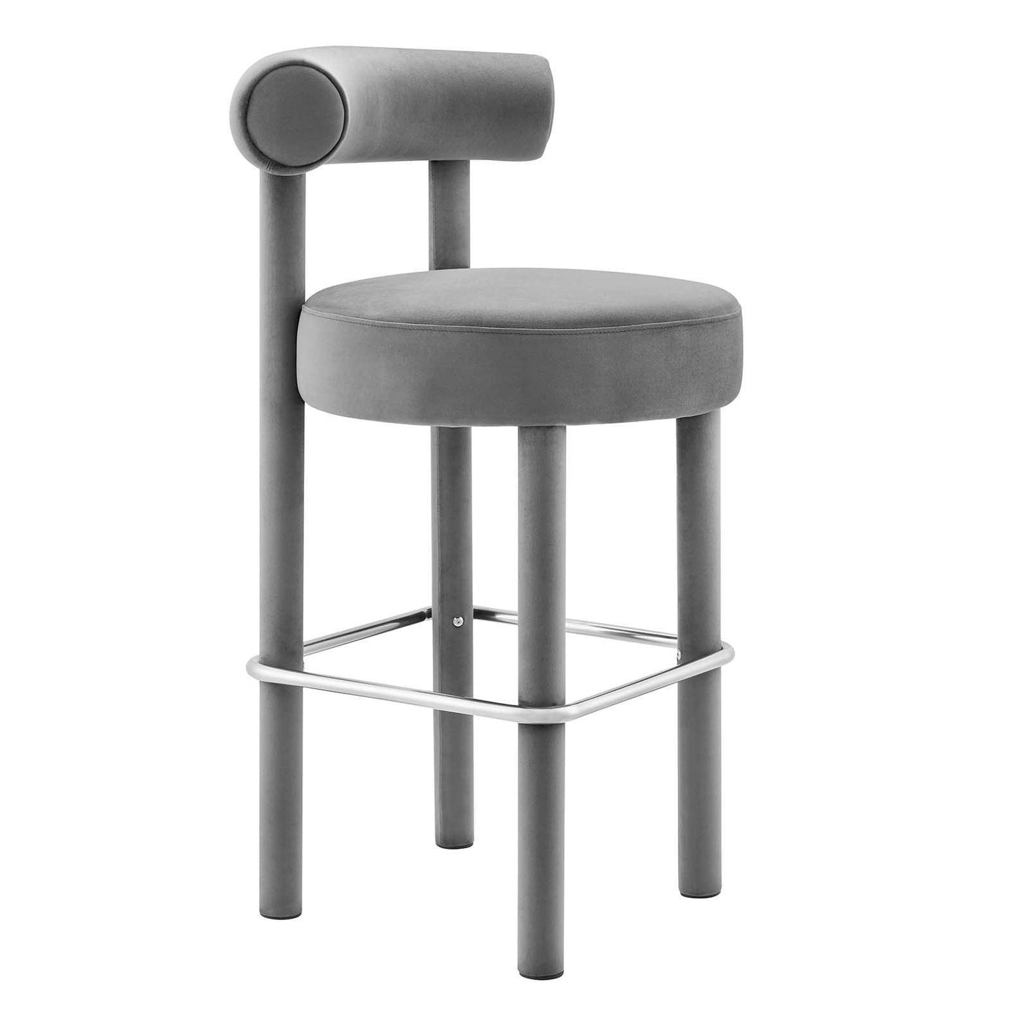 Modway Toulouse Performance Velvet Bar Stool FredCo
