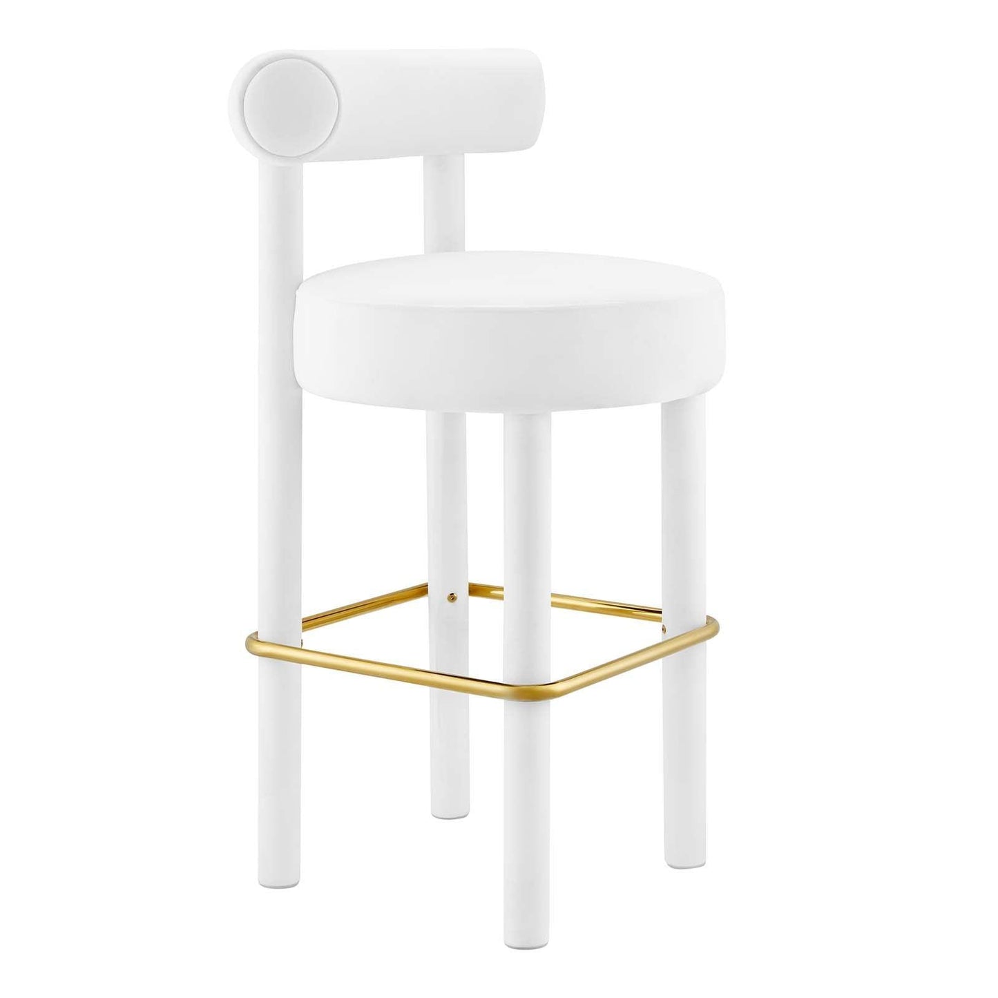 Modway Toulouse Performance Velvet Bar Stool - Set of 2 FredCo