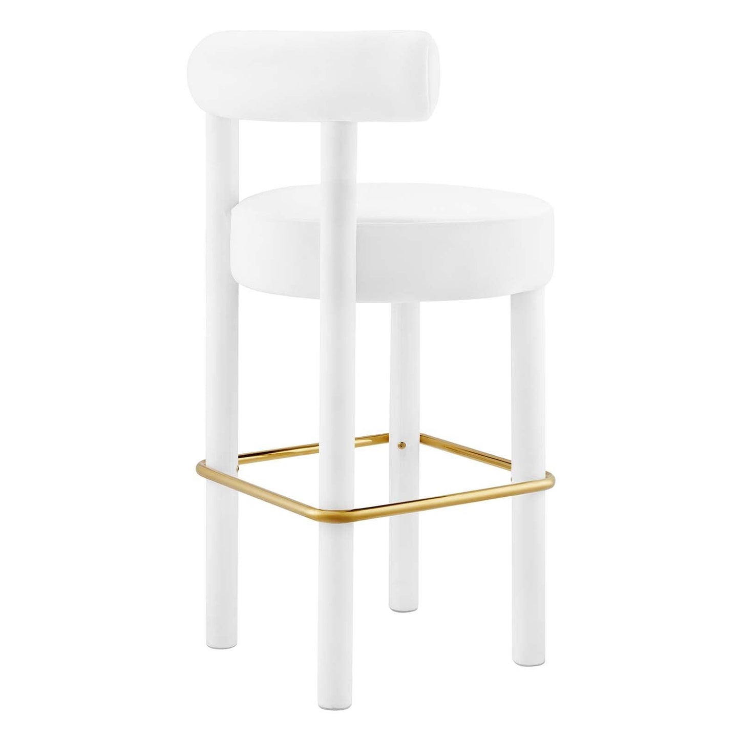Modway Toulouse Performance Velvet Bar Stool - Set of 2 FredCo