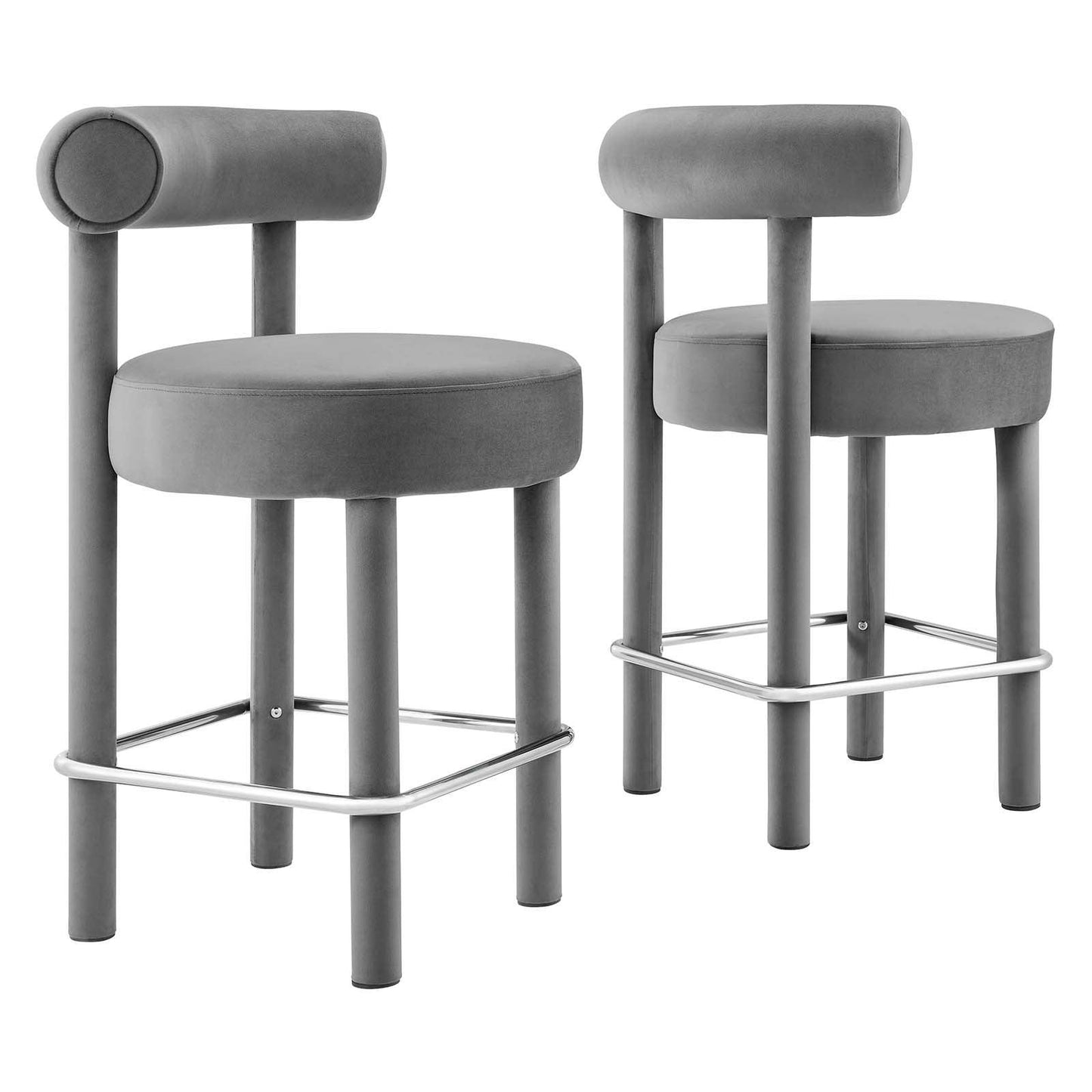 Modway Toulouse Performance Velvet Counter Stool - Set of 2 FredCo