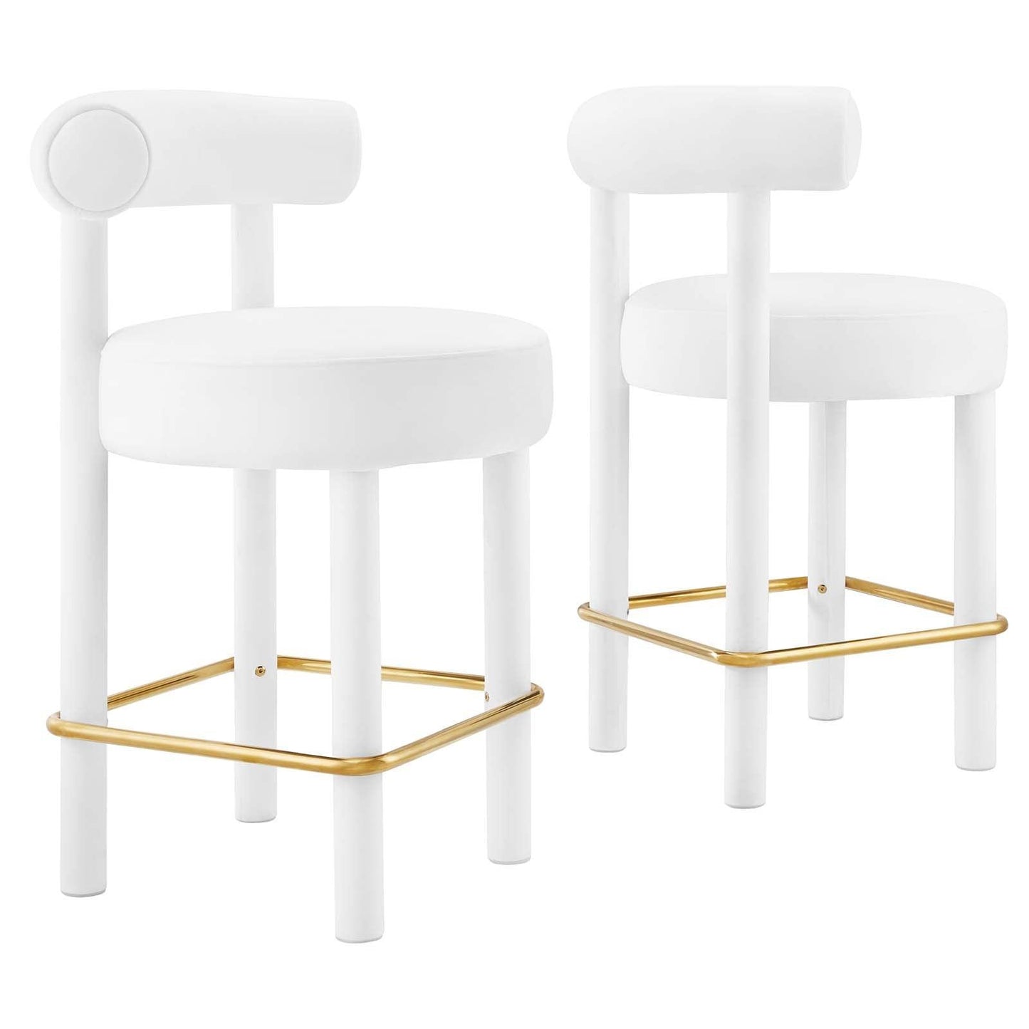 Modway Toulouse Performance Velvet Counter Stool - Set of 2 FredCo