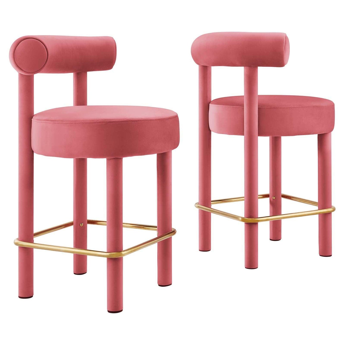 Modway Toulouse Performance Velvet Counter Stool - Set of 2 FredCo