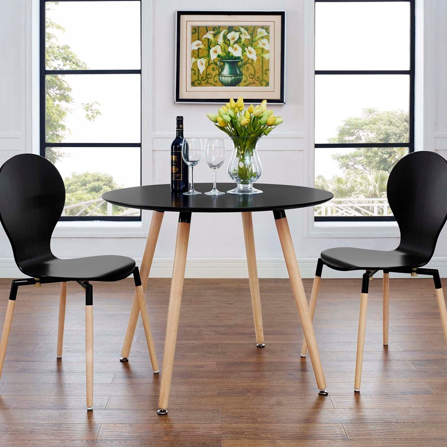 Modway Track Round Dining Table FredCo