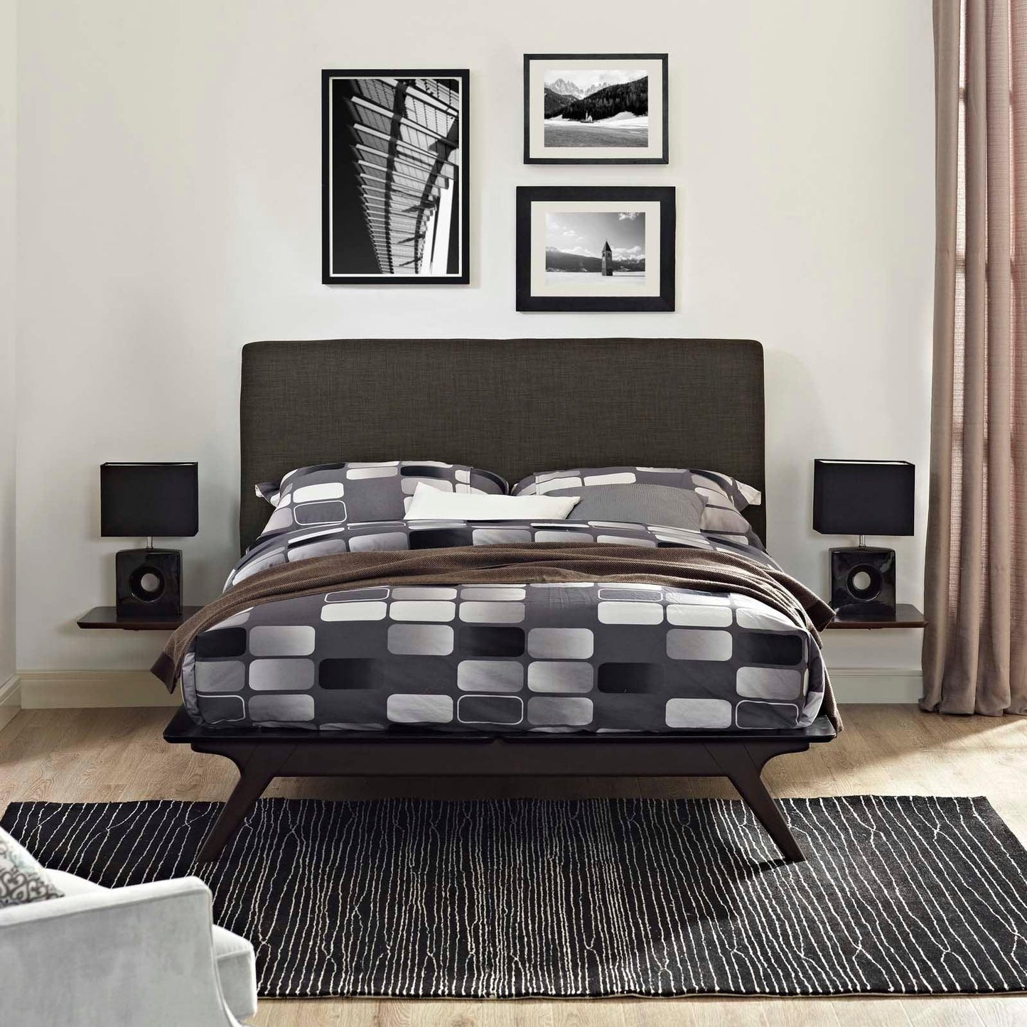 Modway Tracy 3 Piece Queen Bedroom Set FredCo
