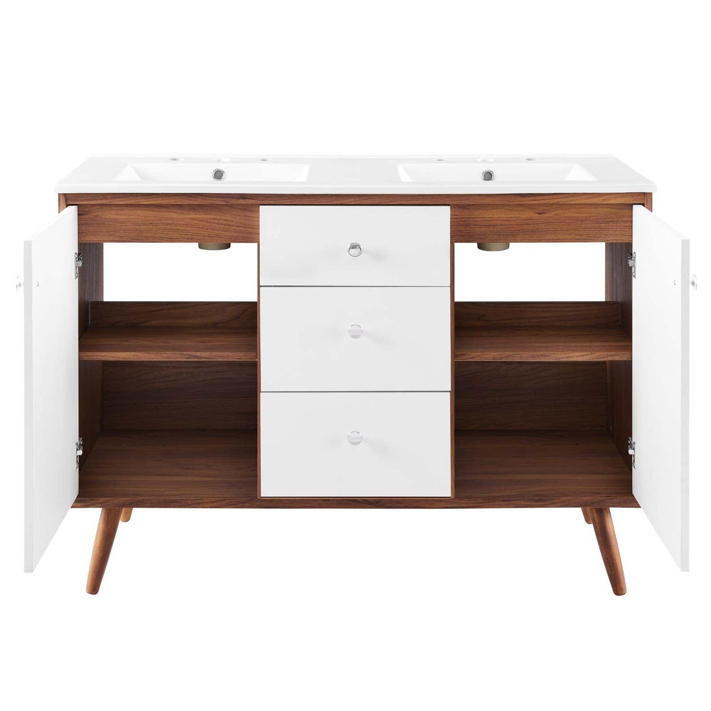 Modway Transmit 48" Double Sink Bathroom Vanity FredCo