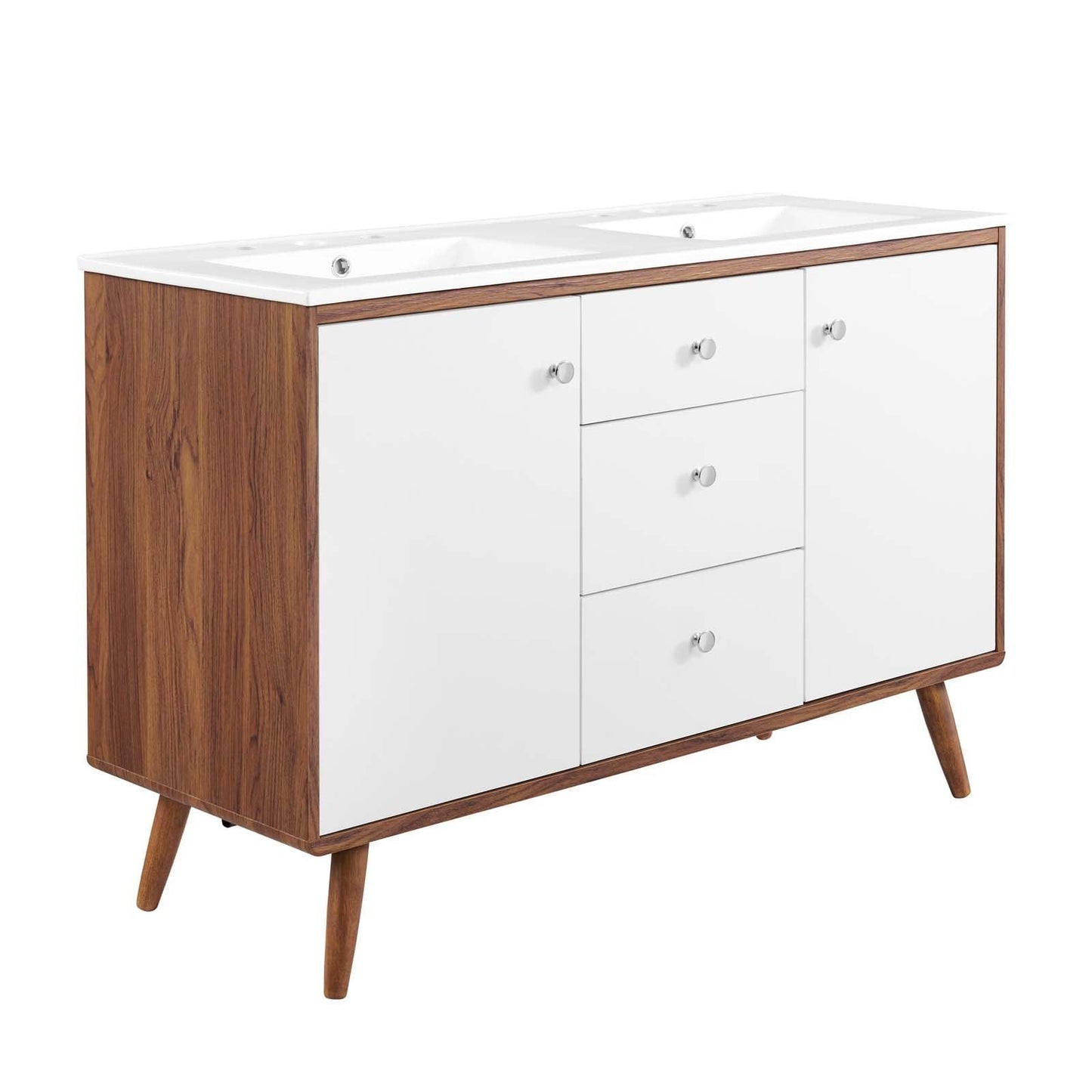 Modway Transmit 48" Double Sink Bathroom Vanity FredCo