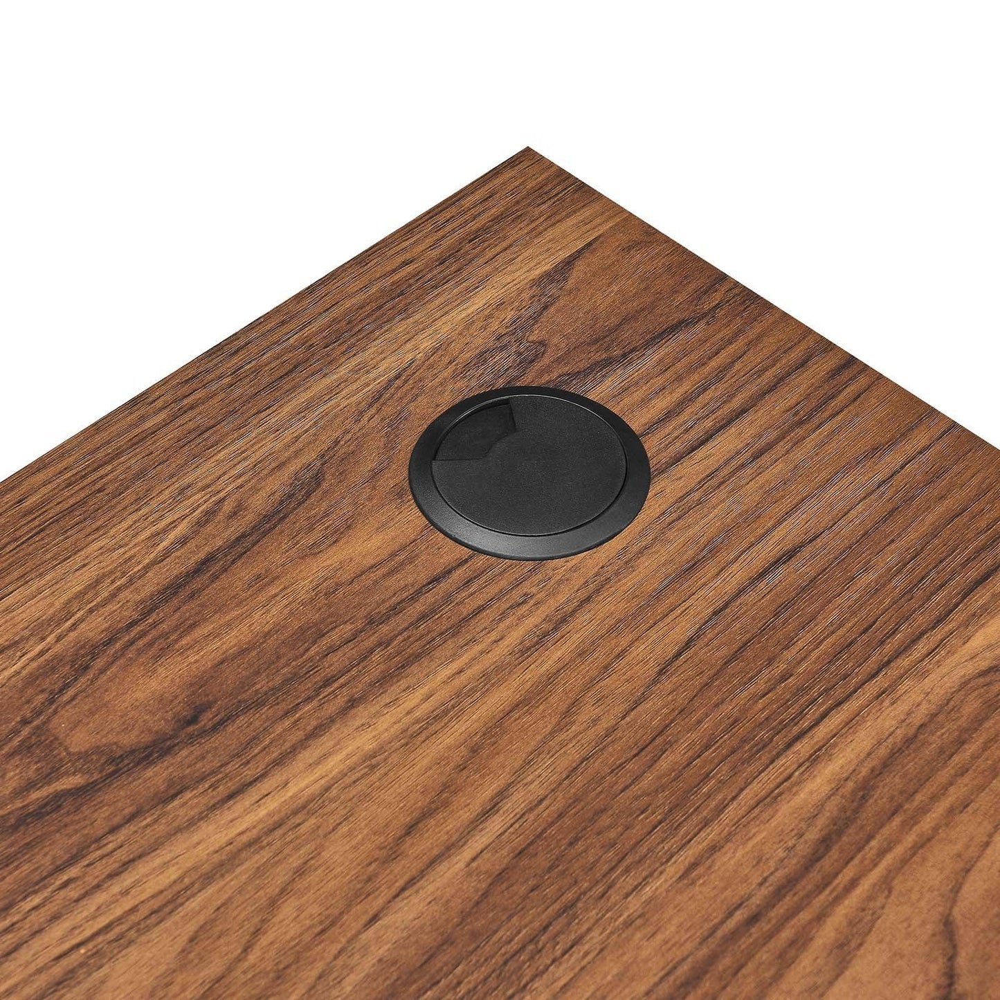 Modway Transmit 55" Wall Mount Corner Wood Office Desk FredCo
