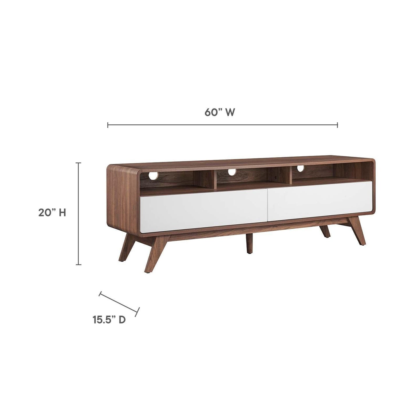 Modway Transmit 60" TV Stand FredCo