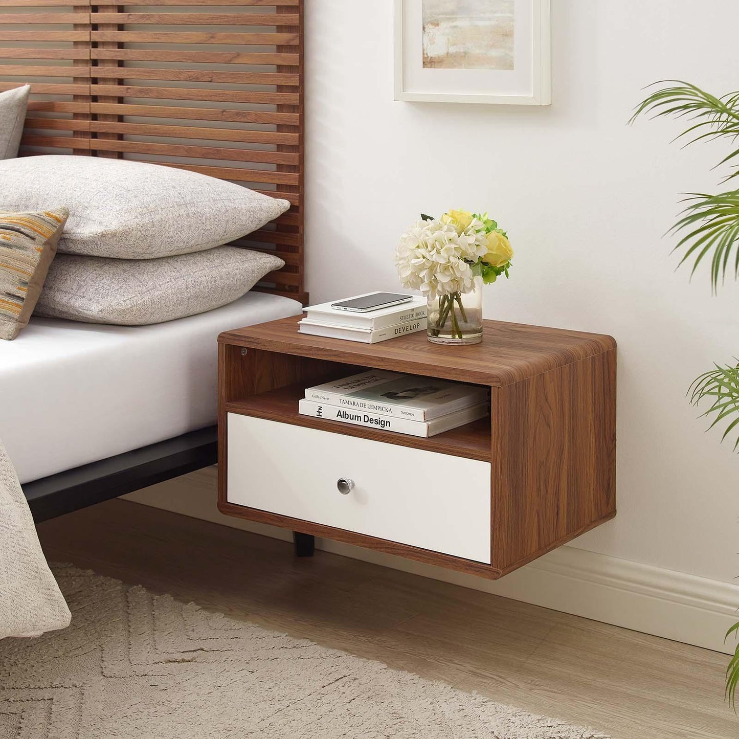 Modway Transmit Wall Mount Nightstand FredCo