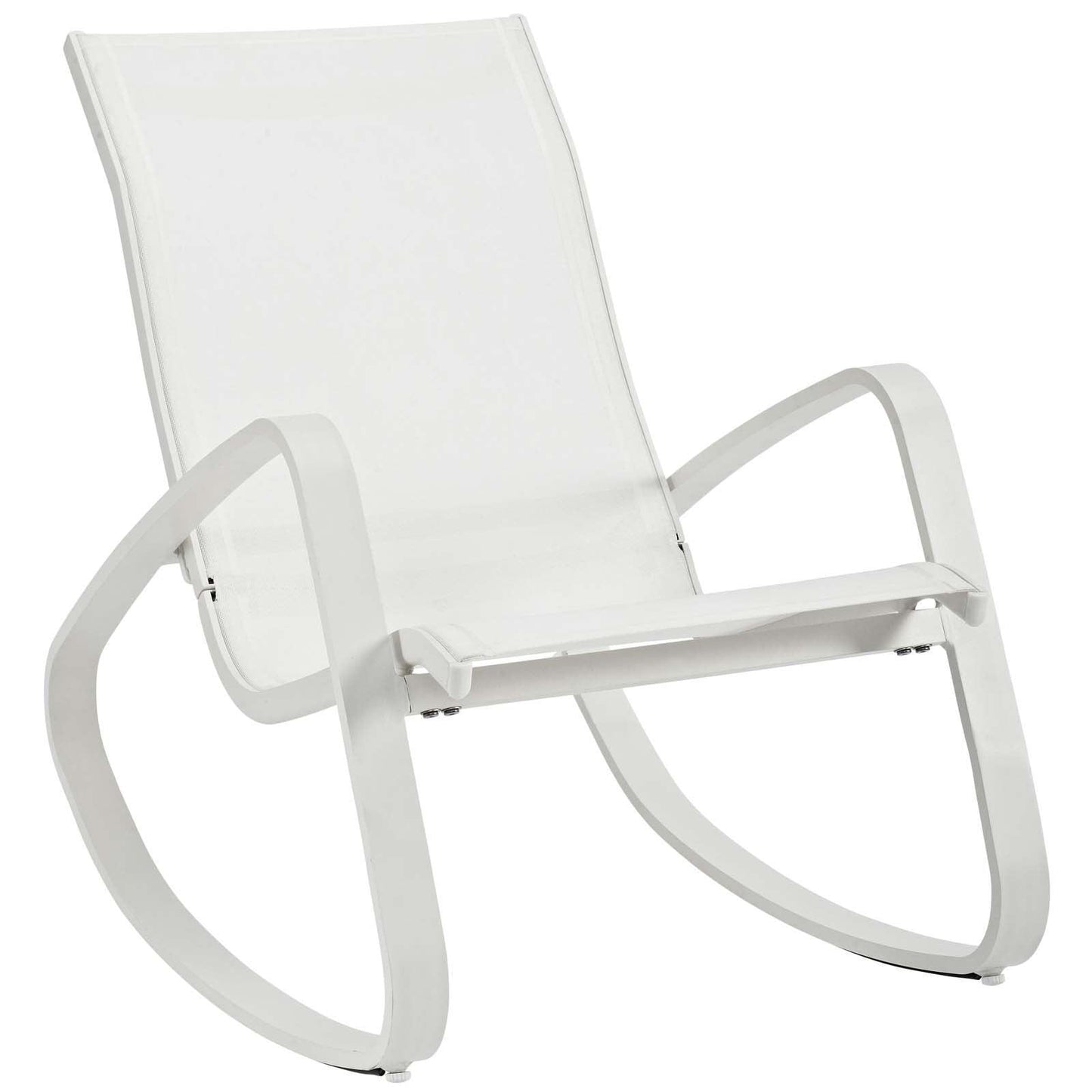 Modway Traveler Rocking Outdoor Patio Mesh Sling Lounge Chair FredCo