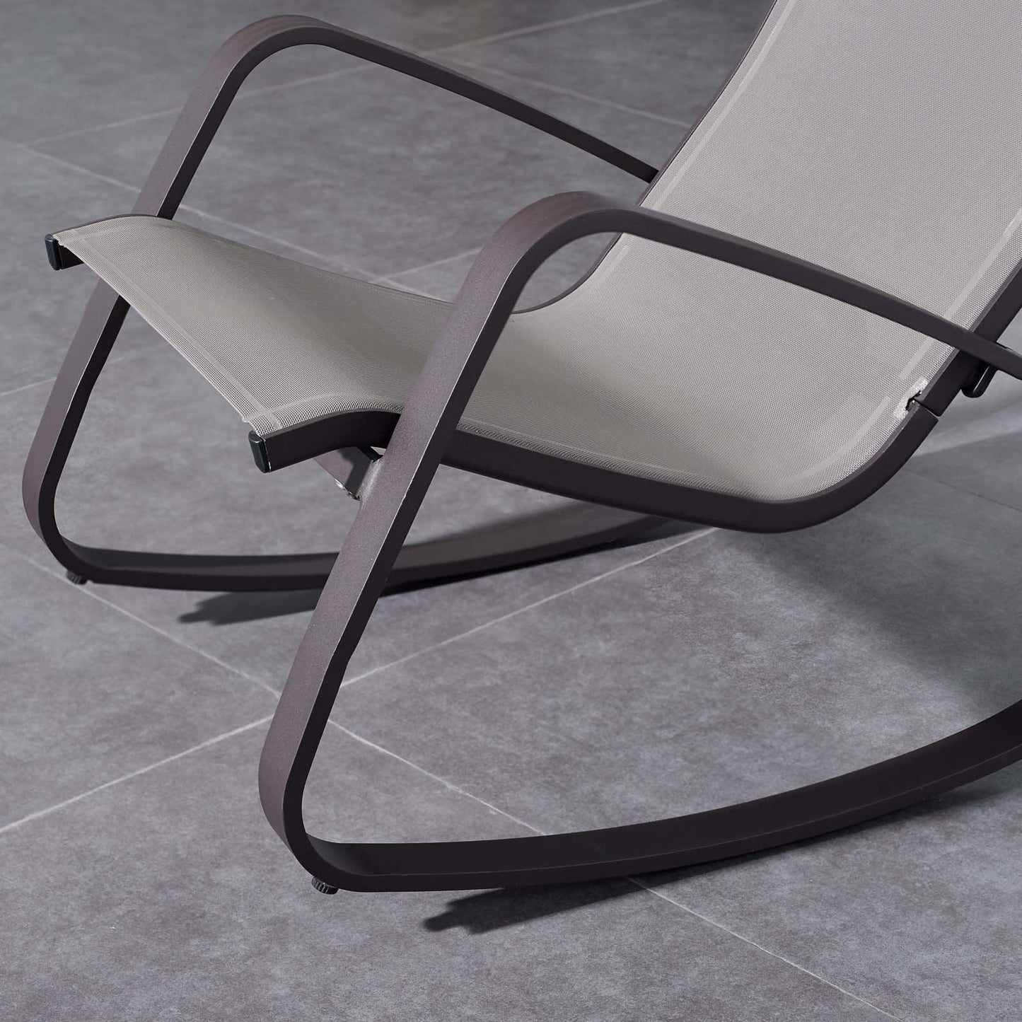 Modway Traveler Rocking Outdoor Patio Mesh Sling Lounge Chair FredCo