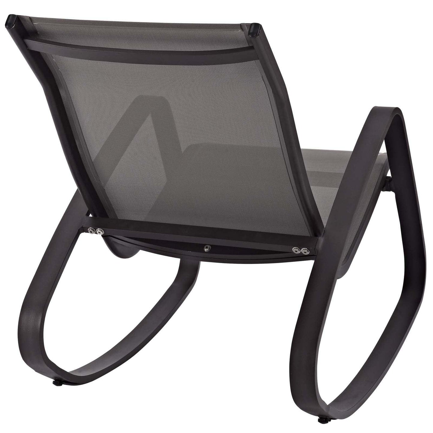 Modway Traveler Rocking Outdoor Patio Mesh Sling Lounge Chair FredCo