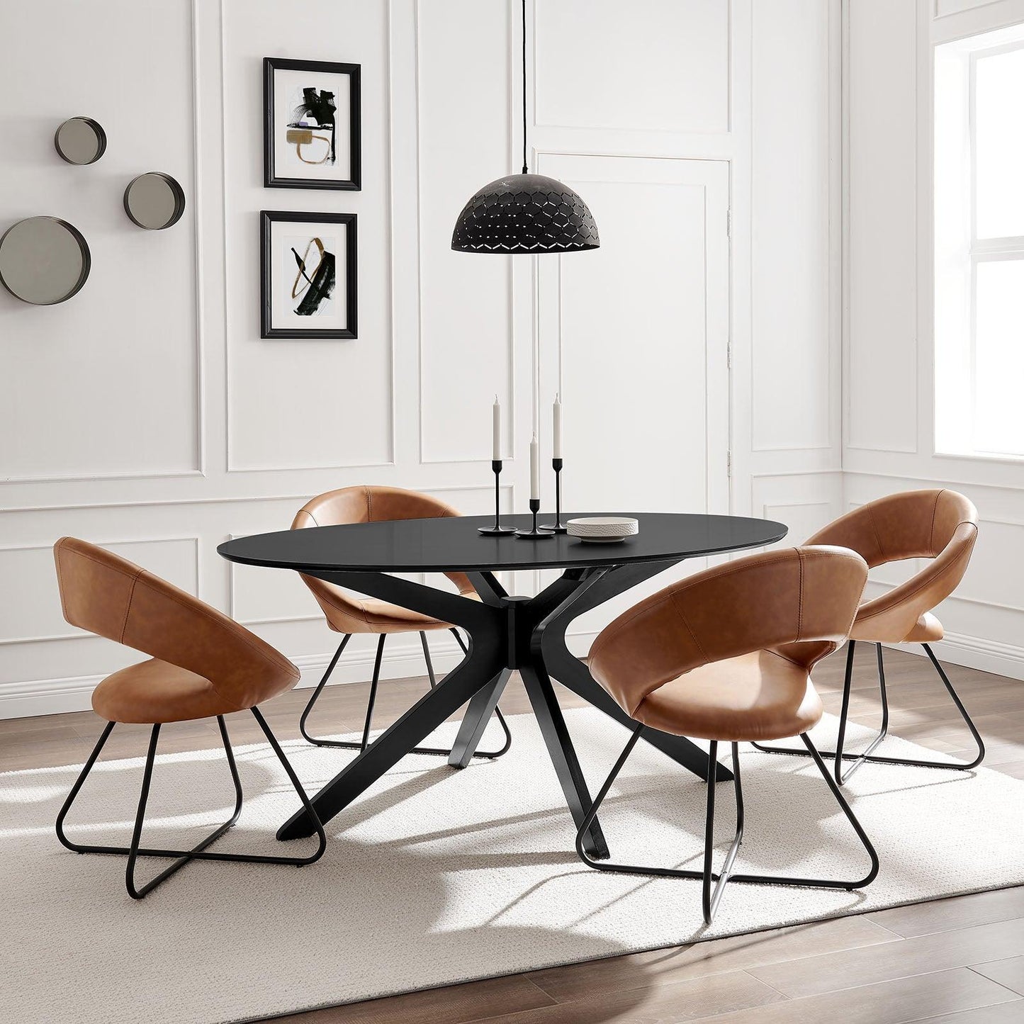 Modway Traverse 63" Oval Dining Table FredCo