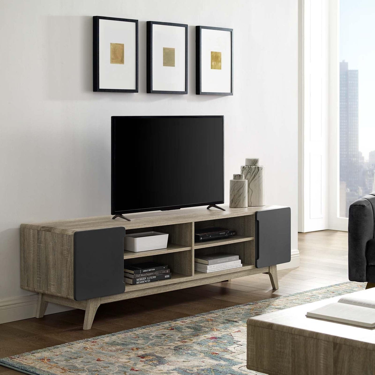 Modway Tread 70" Media Console TV Stand FredCo