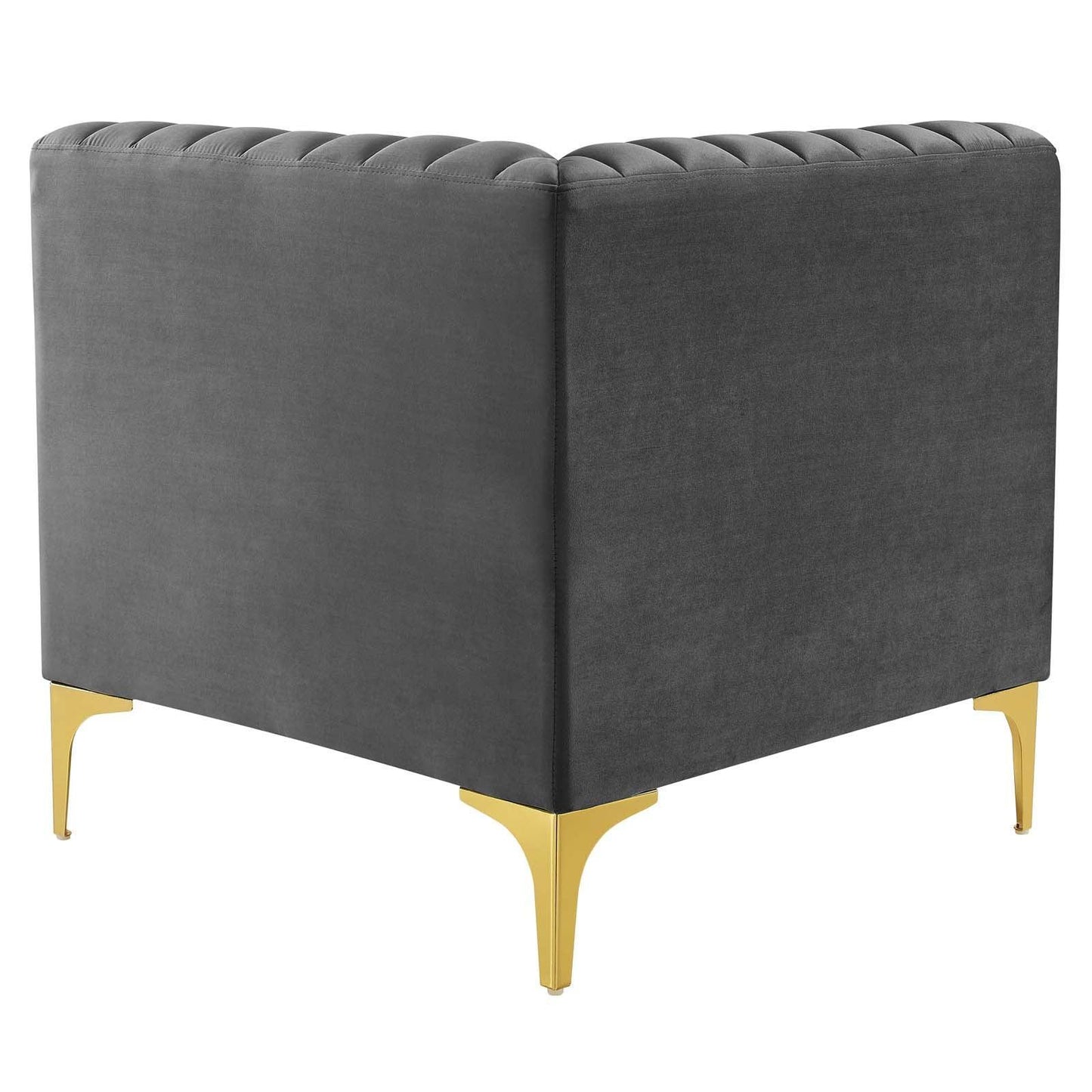 Modway Triumph Channel Tufted Performance Velvet 3-Seater Sofa, EEI-4347 FredCo