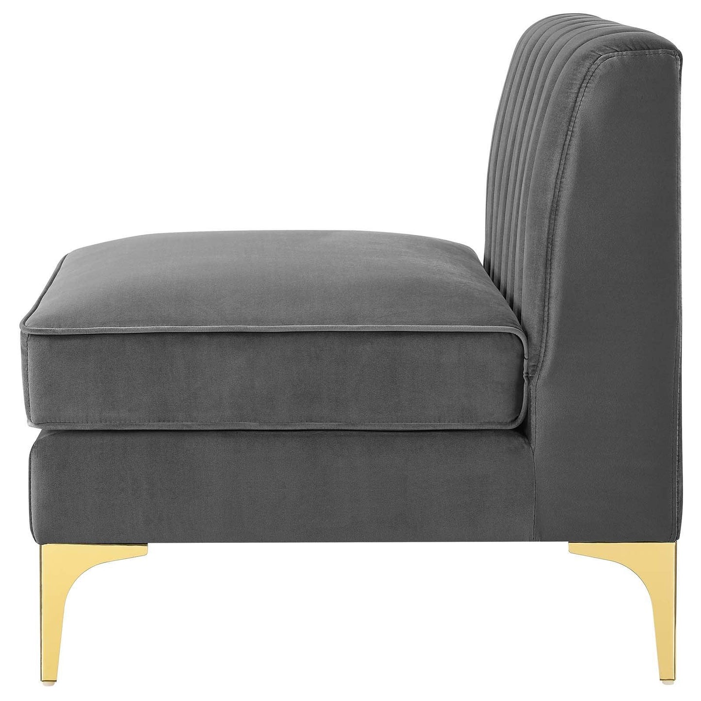 Modway Triumph Channel Tufted Performance Velvet 3-Seater Sofa, EEI-4347 FredCo