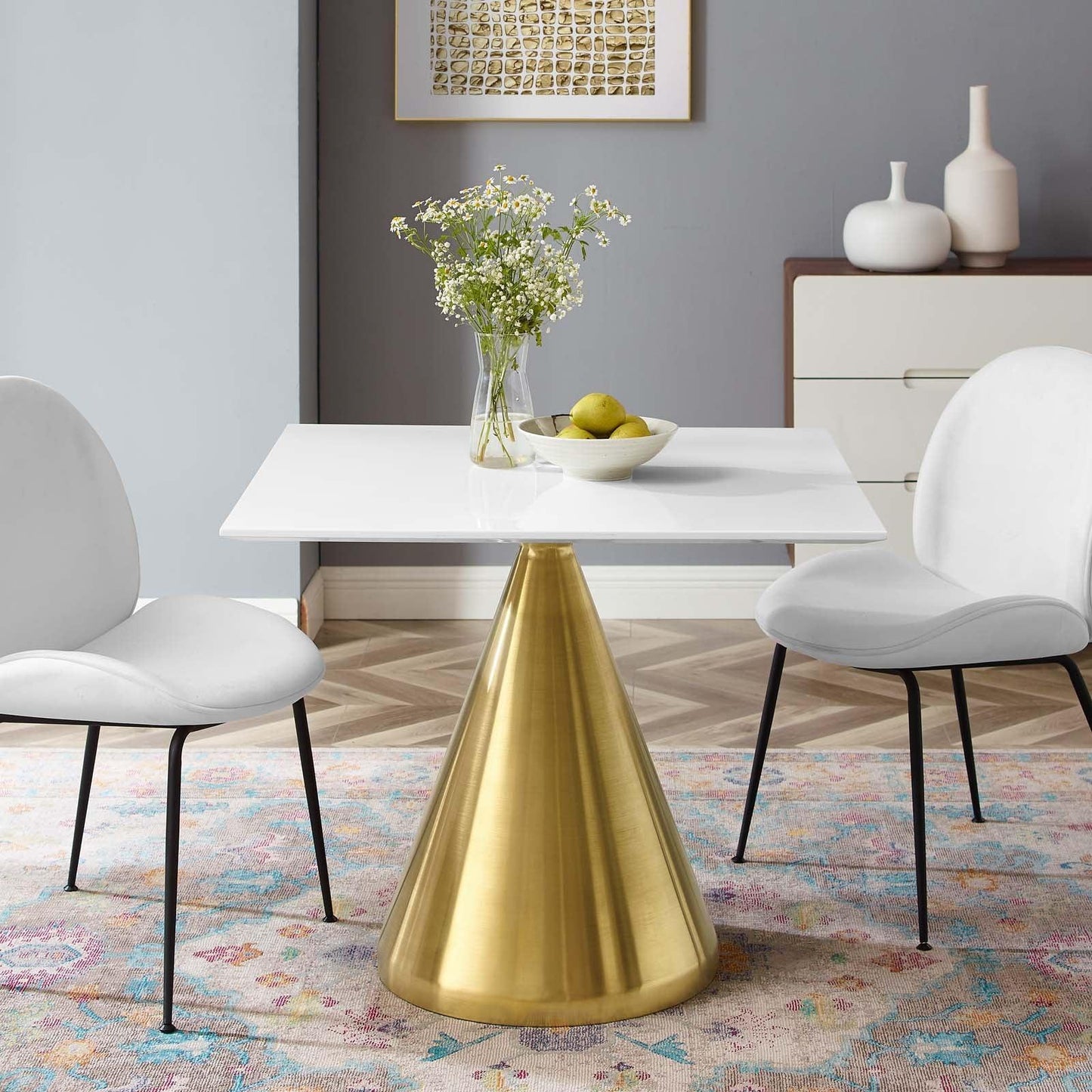 Modway Tupelo 36" Square Dining Table FredCo