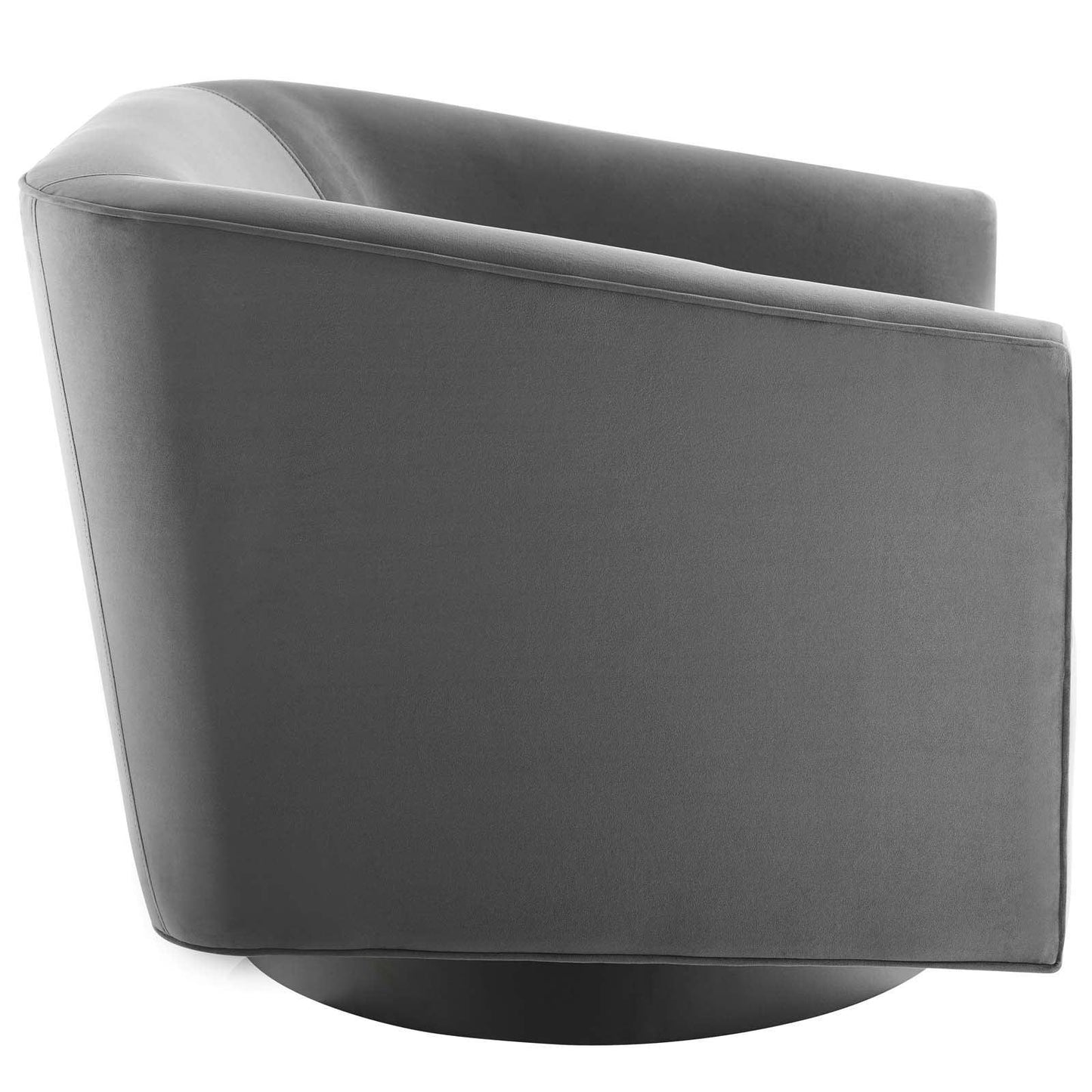 Modway Twist Accent Lounge Performance Velvet Swivel Chair FredCo