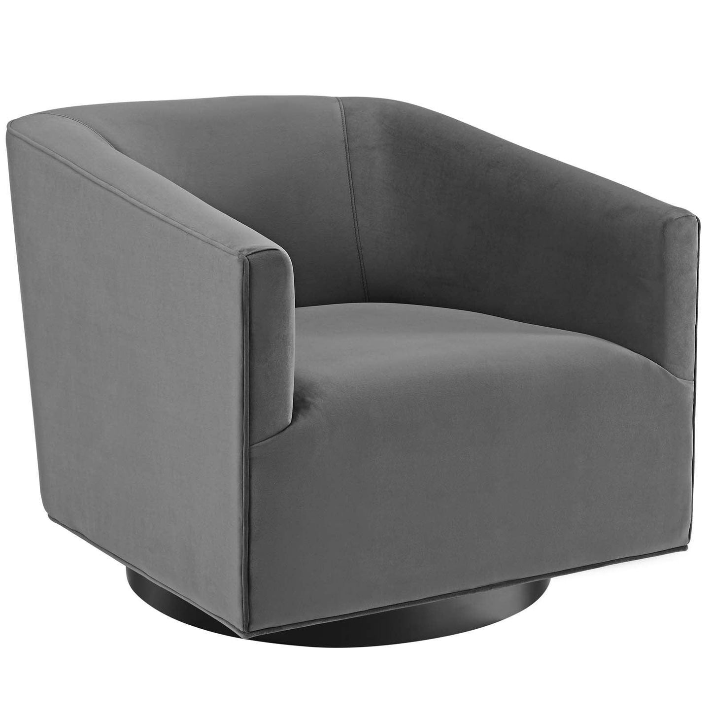 Modway Twist Accent Lounge Performance Velvet Swivel Chair FredCo