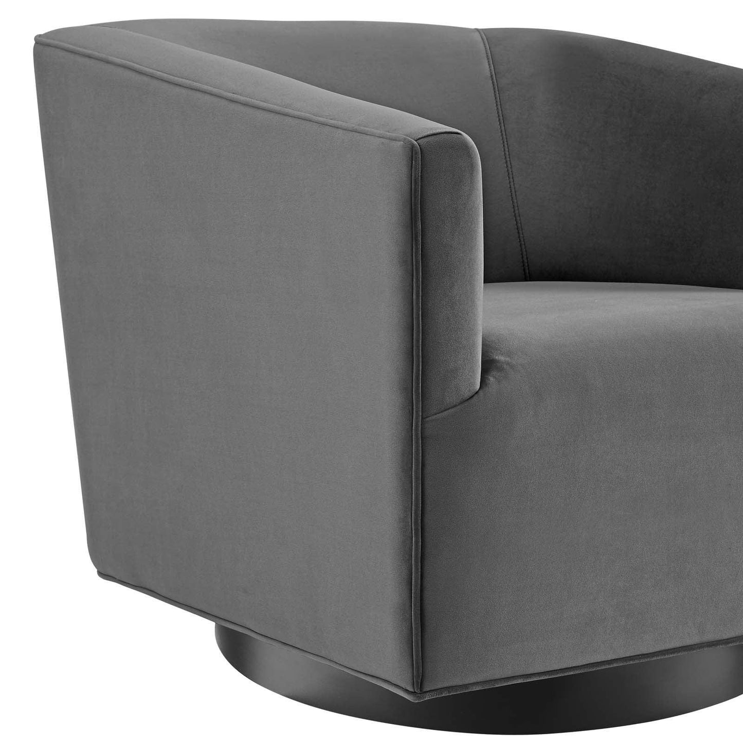 Modway Twist Accent Lounge Performance Velvet Swivel Chair FredCo