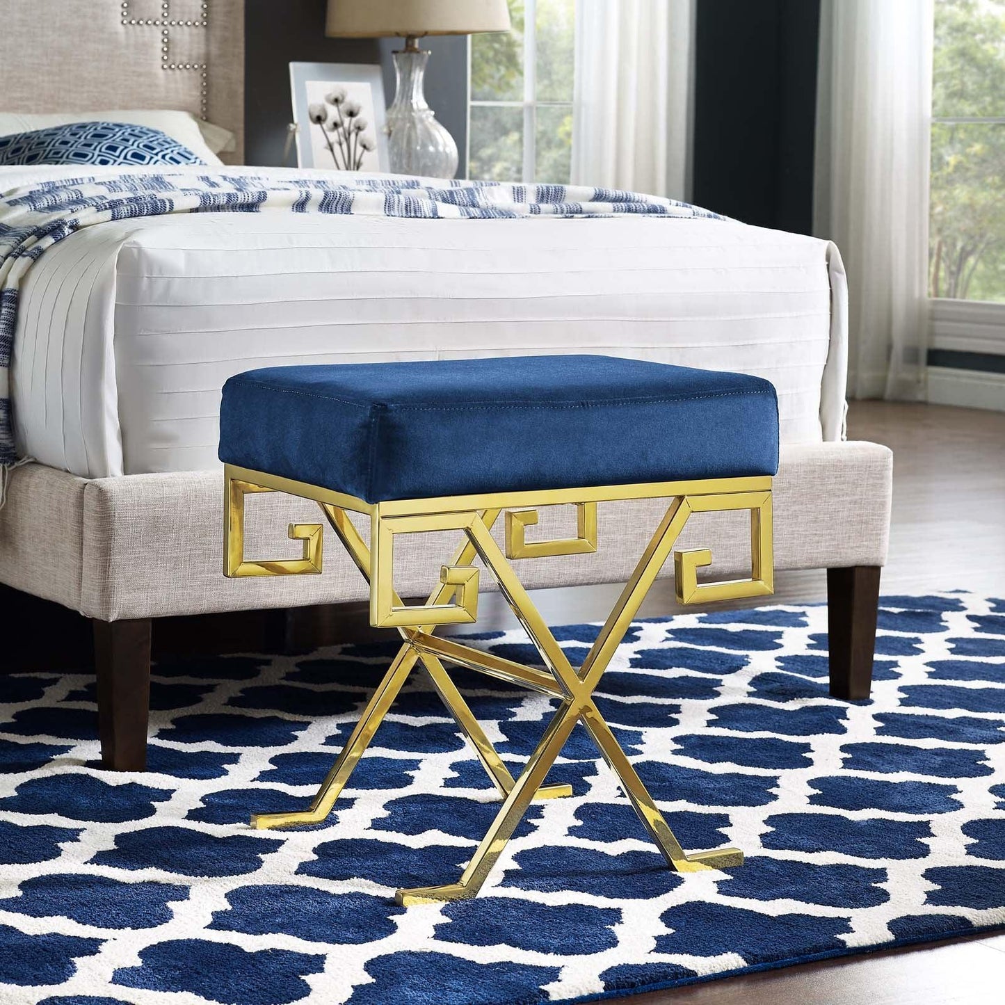 Modway Twist Performance Velvet Bench FredCo