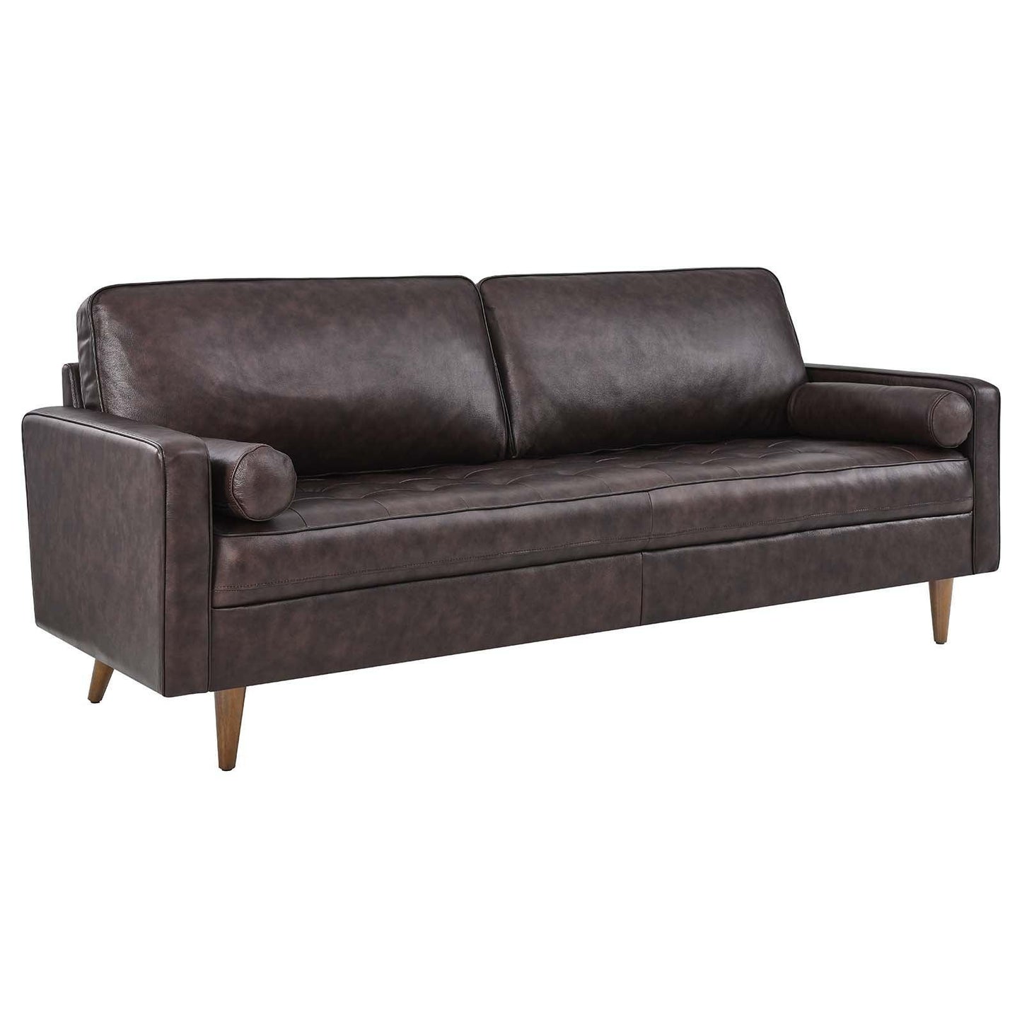 Modway Valour 81" Leather Sofa FredCo
