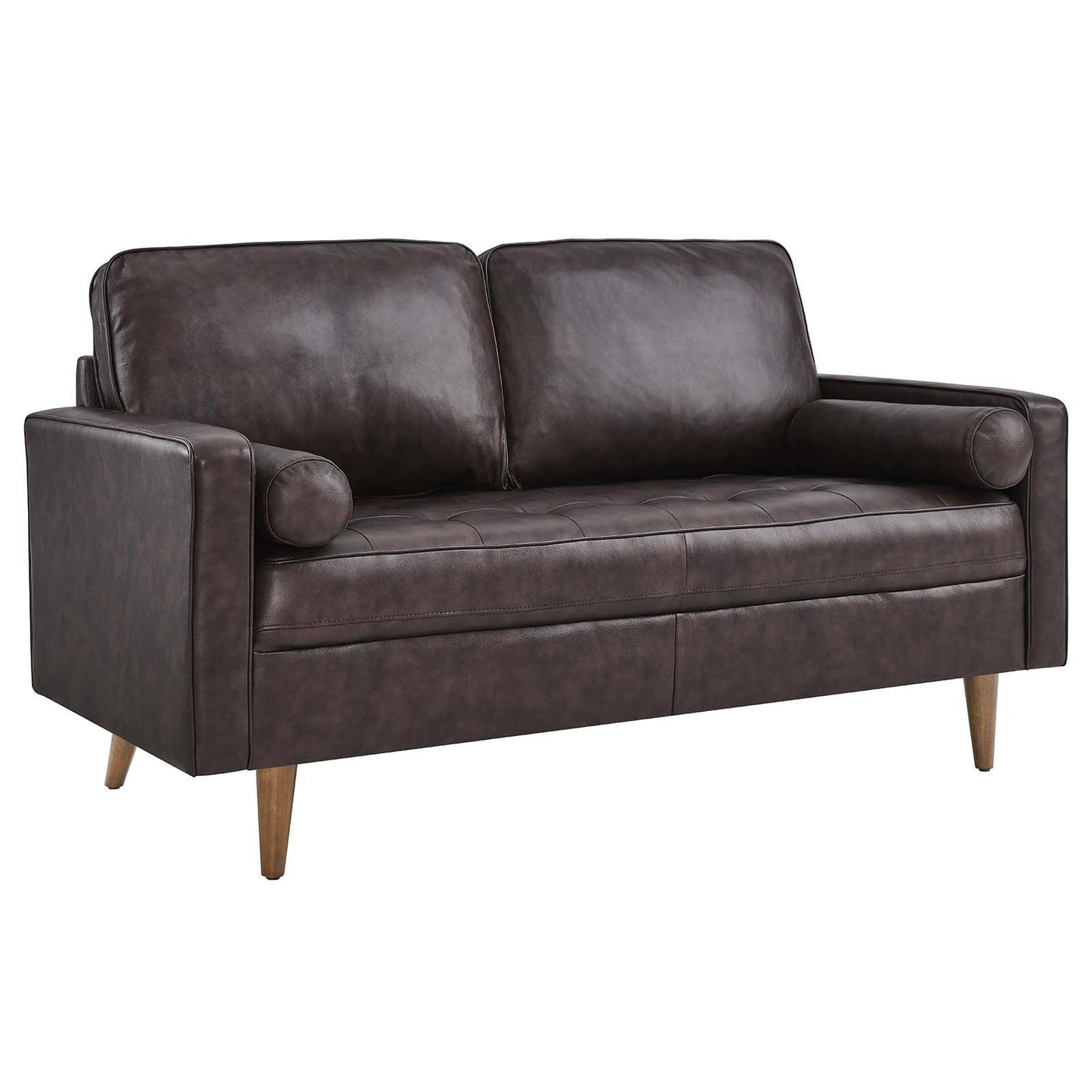 Modway Valour Leather Loveseat FredCo