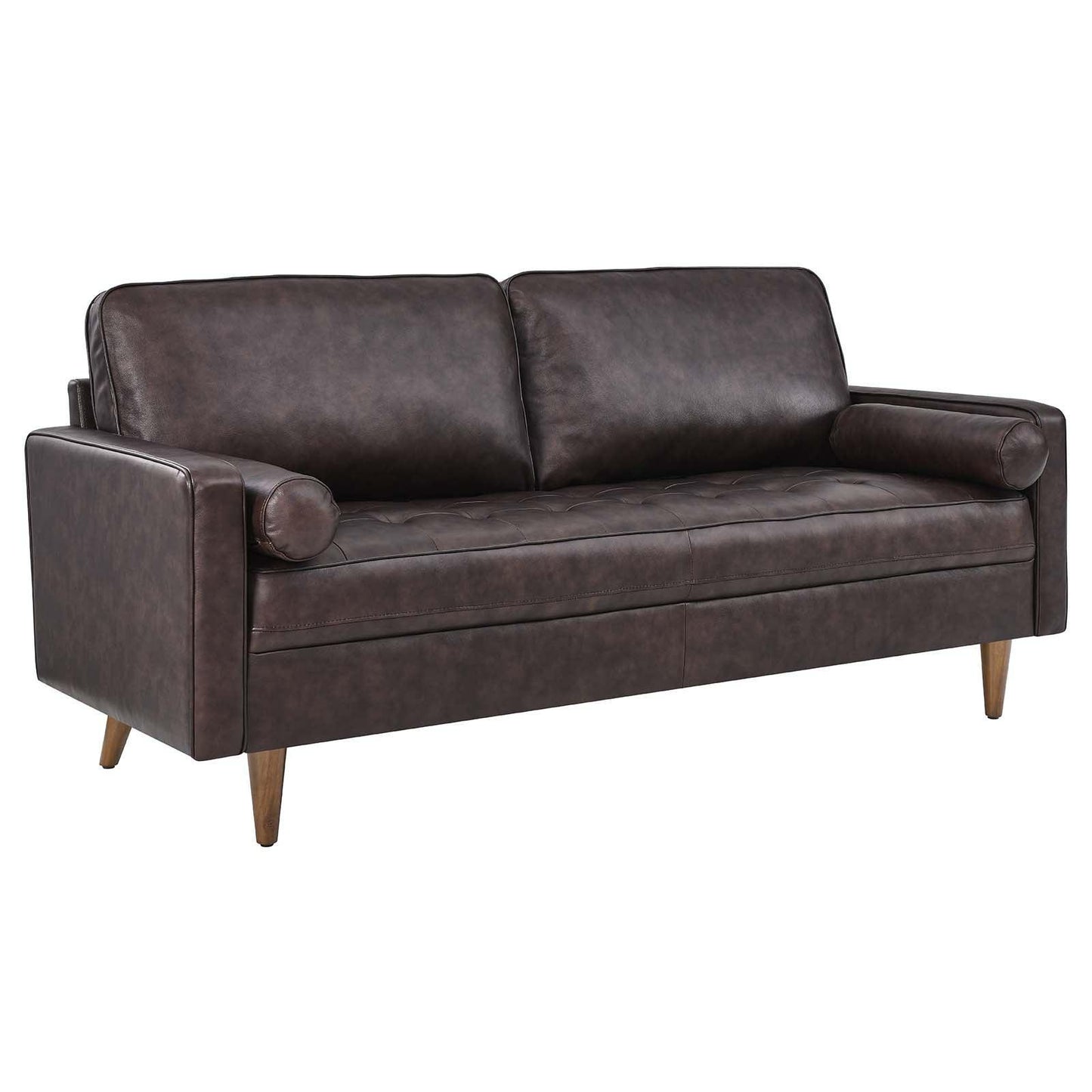 Modway Valour Leather Sofa FredCo