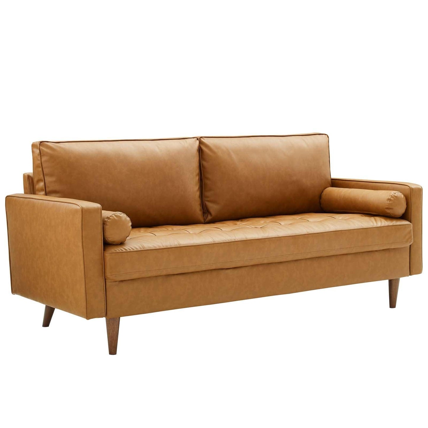 Modway Valour Upholstered Faux Leather Sofa FredCo