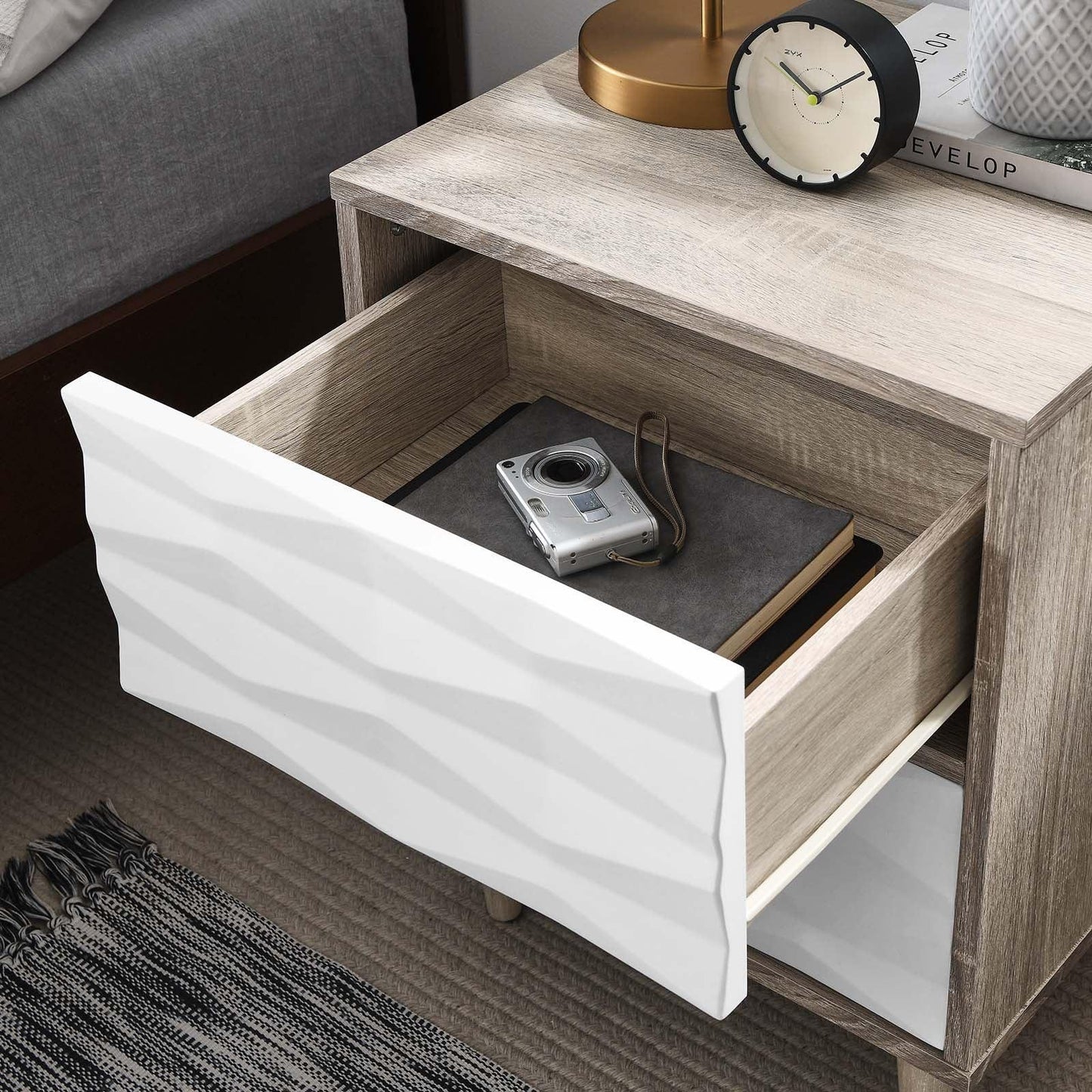 Modway Vespera 2-Drawer Nightstand FredCo