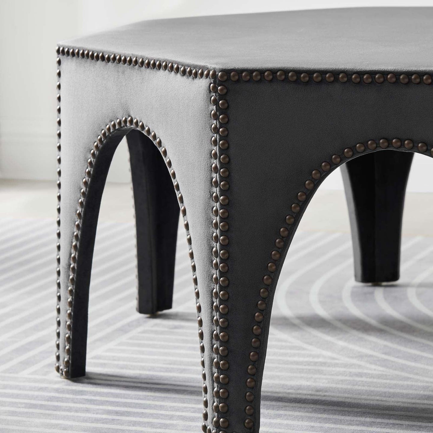 Modway Victory Performance Velvet Ottoman FredCo