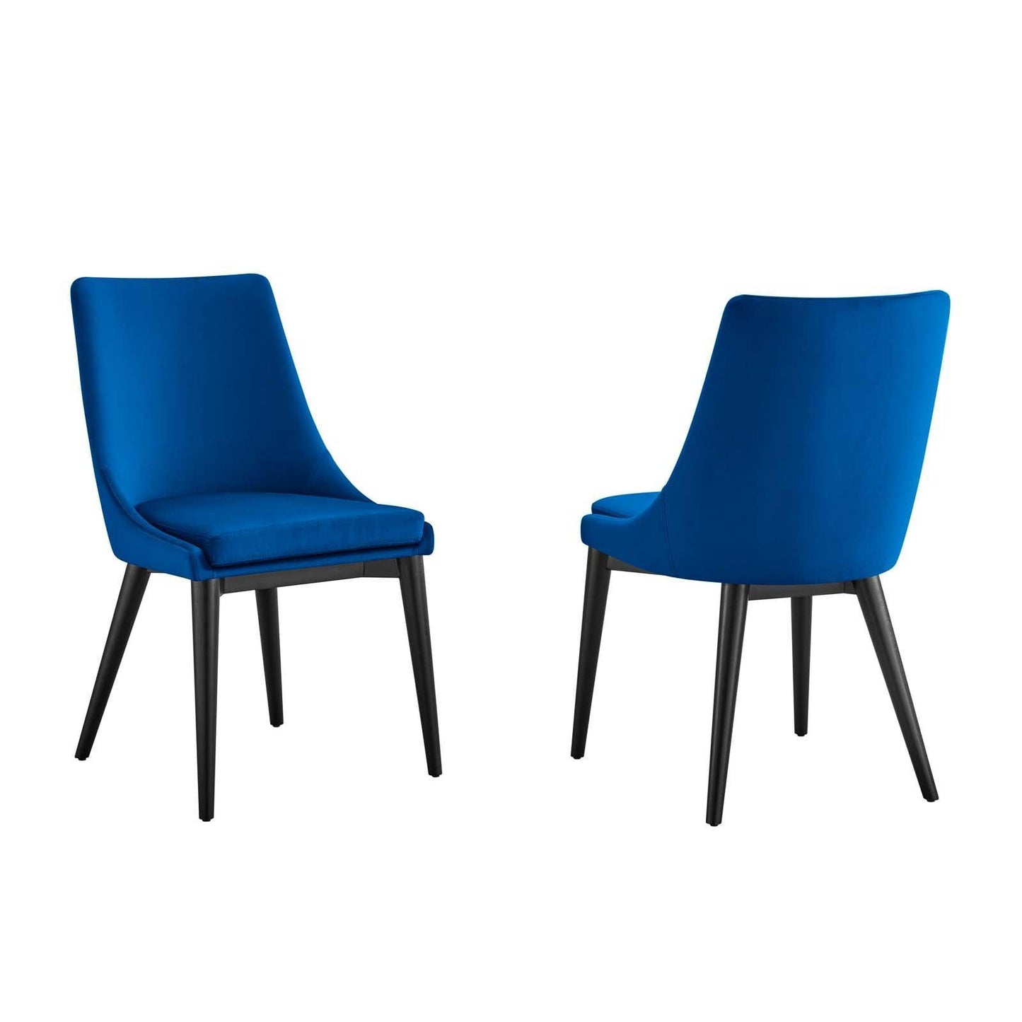 Modway Viscount Accent Performance Velvet Dining Chairs - Set of 2 FredCo