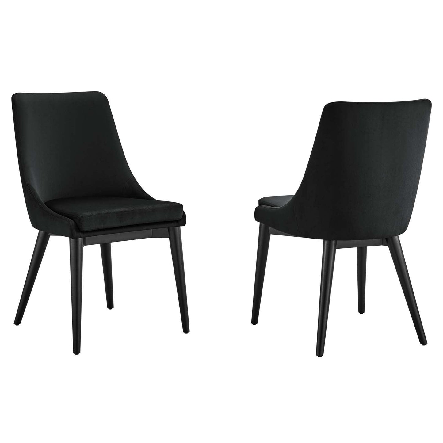 Modway Viscount Accent Performance Velvet Dining Chairs - Set of 2 FredCo