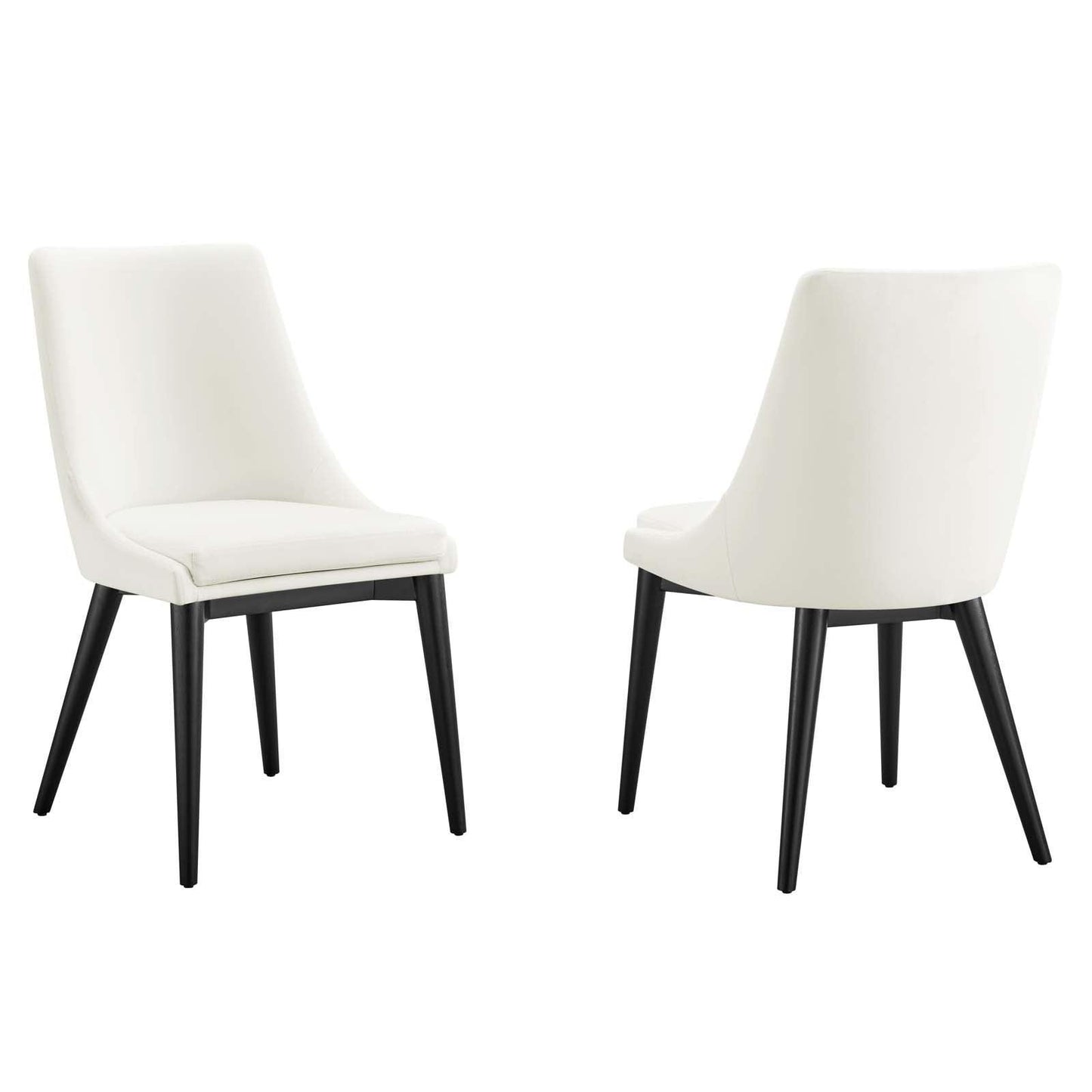 Modway Viscount Accent Performance Velvet Dining Chairs - Set of 2 FredCo