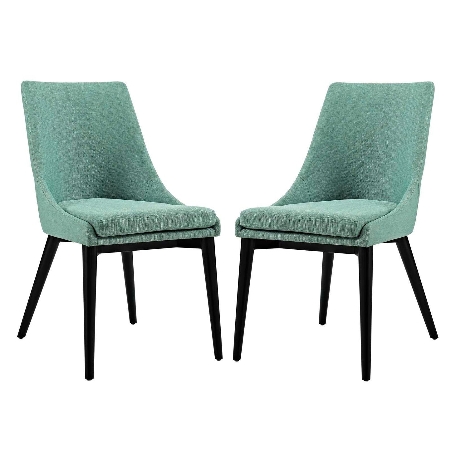 Modway Viscount Dining Side Chair Fabric Set of 2 FredCo