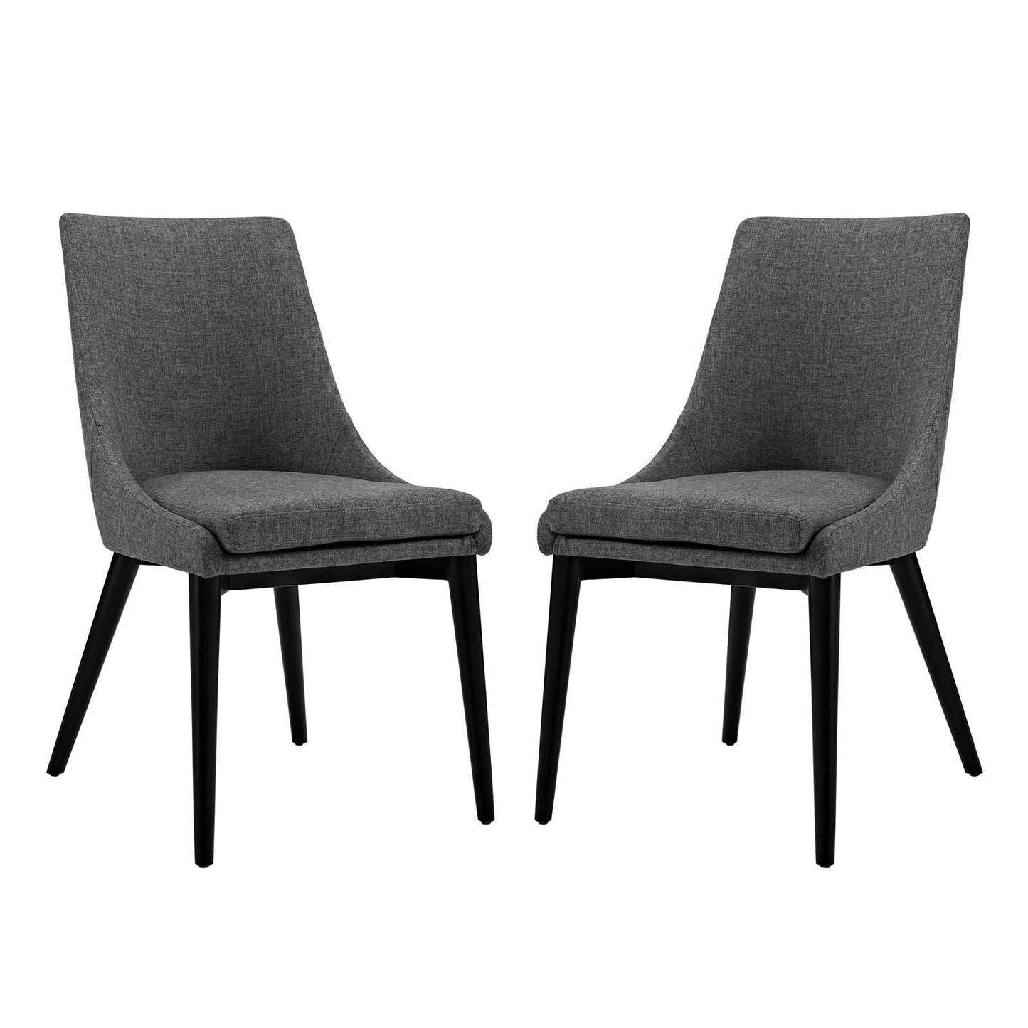 Modway Viscount Dining Side Chair Fabric Set of 2 FredCo