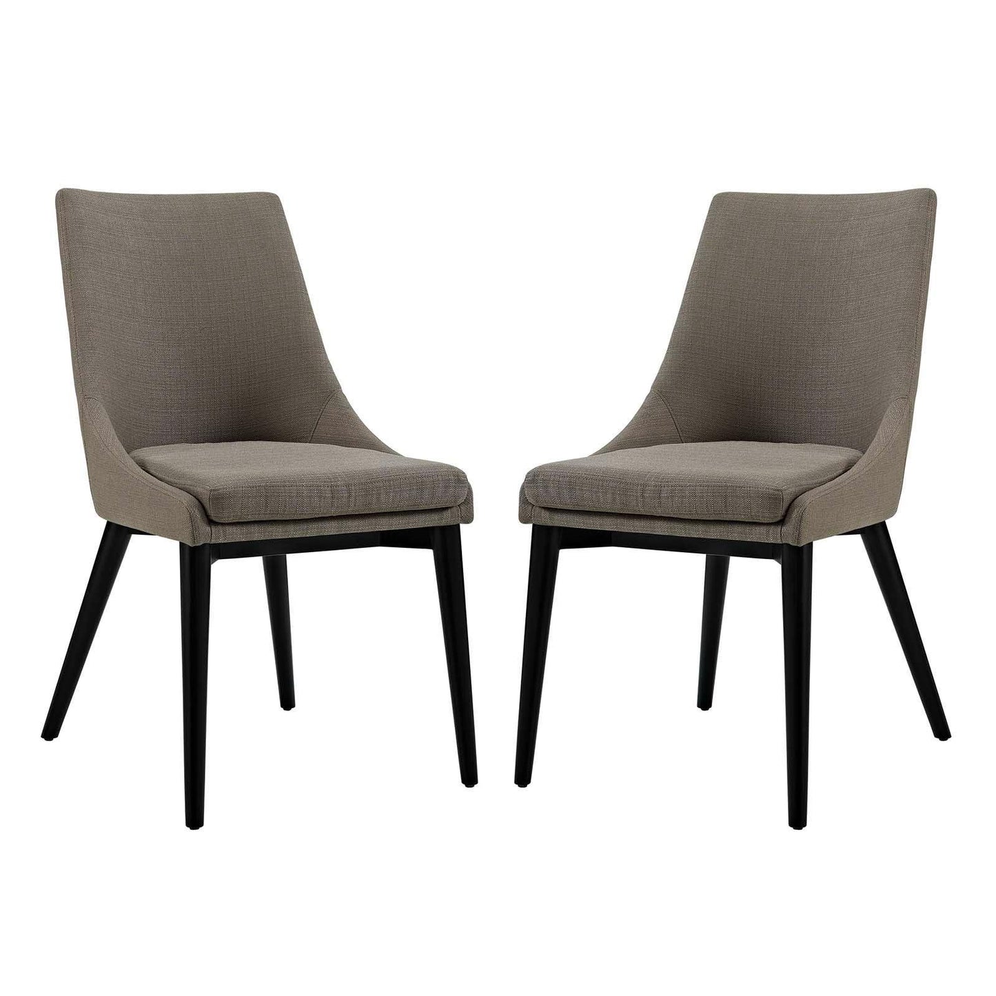 Modway Viscount Dining Side Chair Fabric Set of 2 FredCo