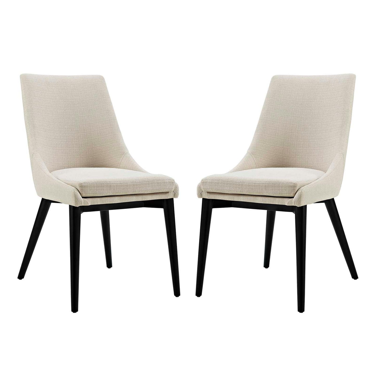 Modway Viscount Dining Side Chair Fabric Set of 2 FredCo