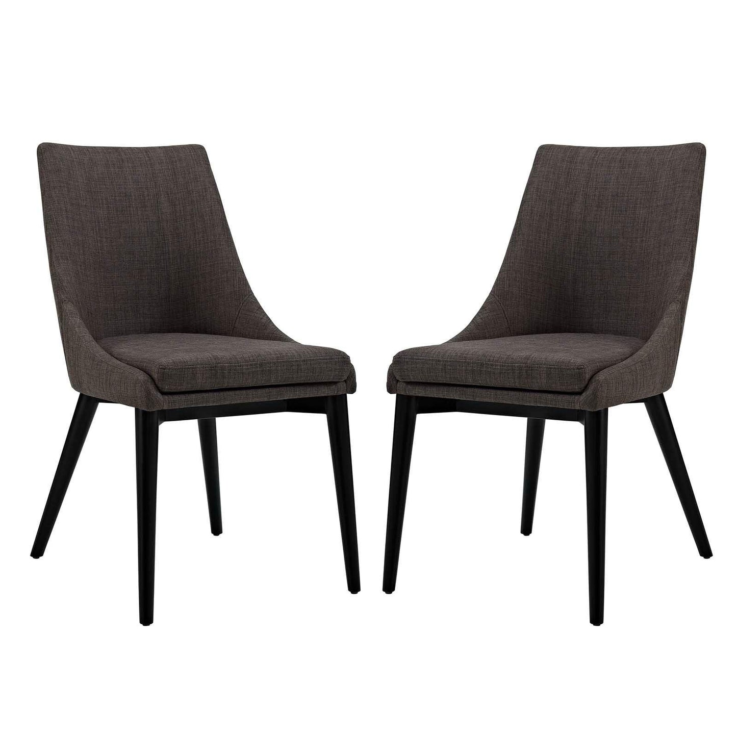 Modway Viscount Dining Side Chair Fabric Set of 2 FredCo