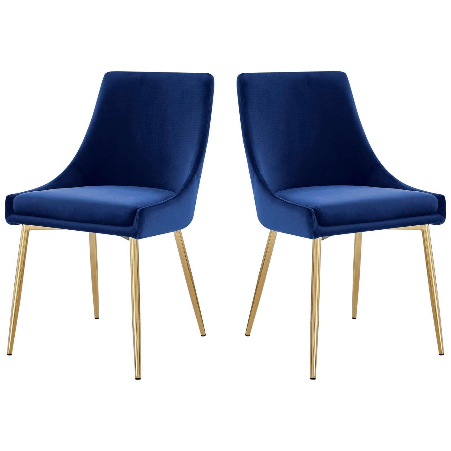 Modway Viscount Performance Velvet Dining Chairs - Set of 2 FredCo