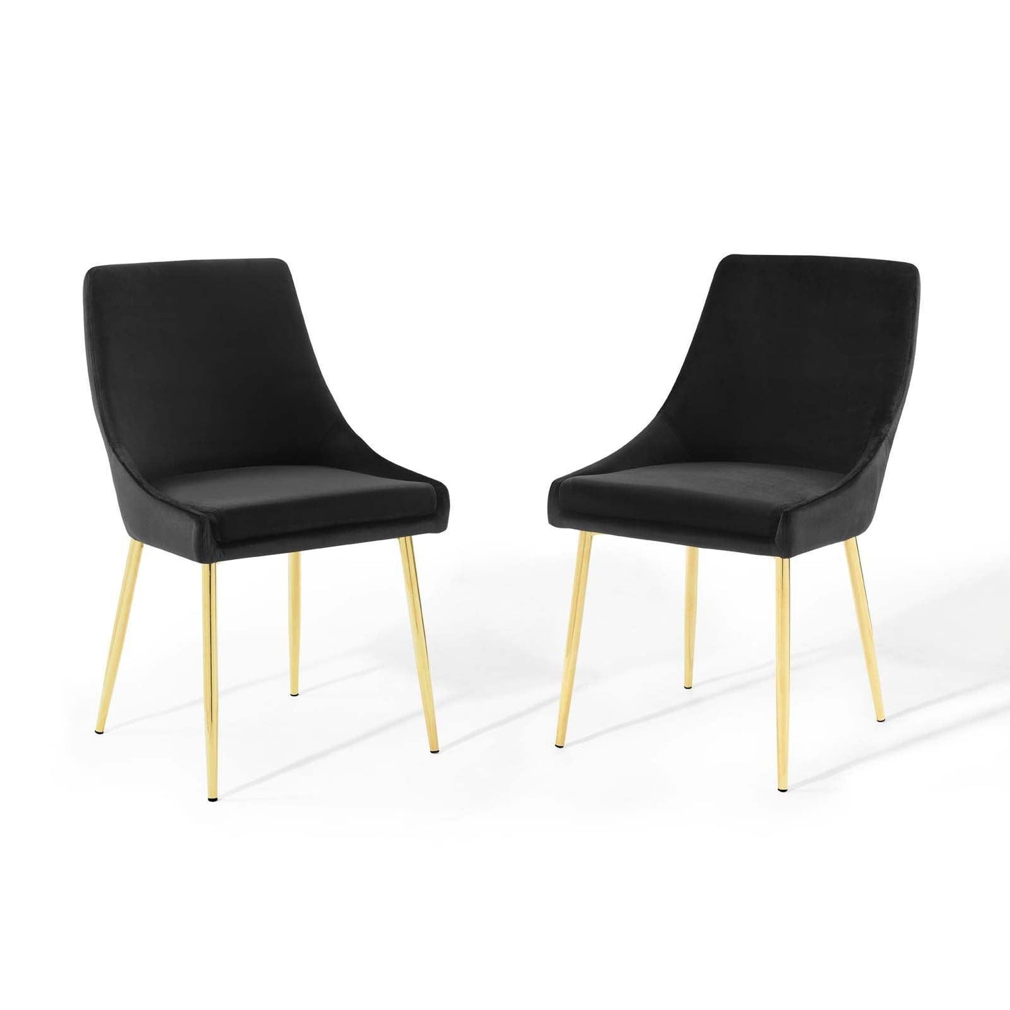 Modway Viscount Performance Velvet Dining Chairs - Set of 2 FredCo