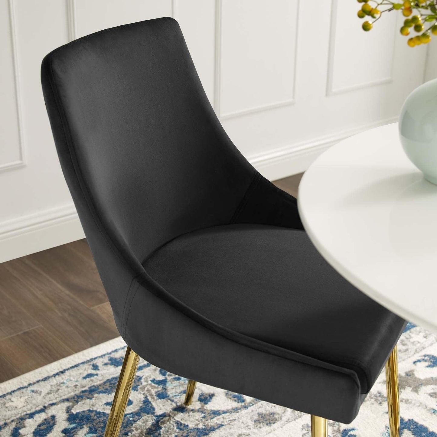Modway Viscount Performance Velvet Dining Chairs - Set of 2 FredCo