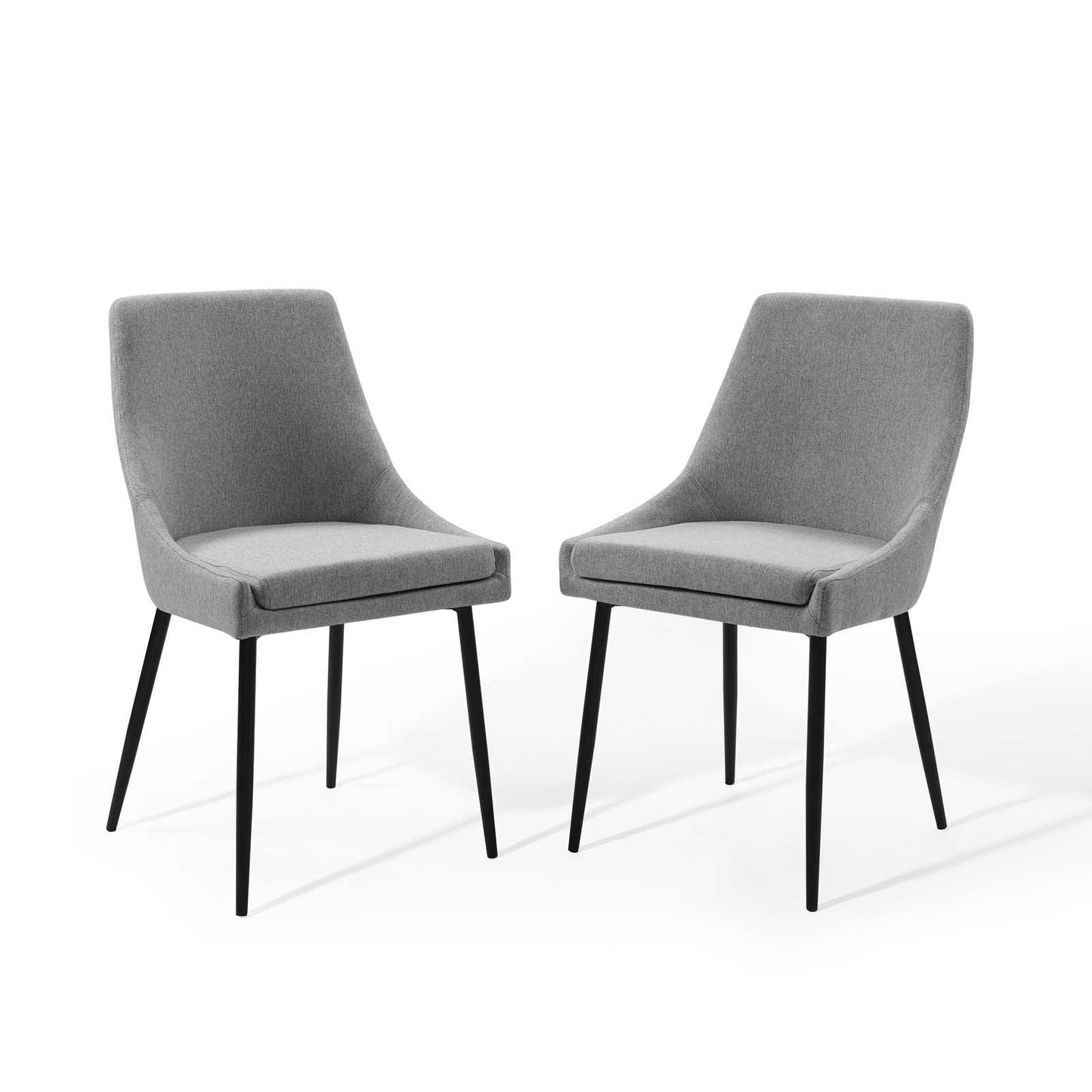 Modway Viscount Upholstered Fabric Dining Chairs - Set of 2 FredCo