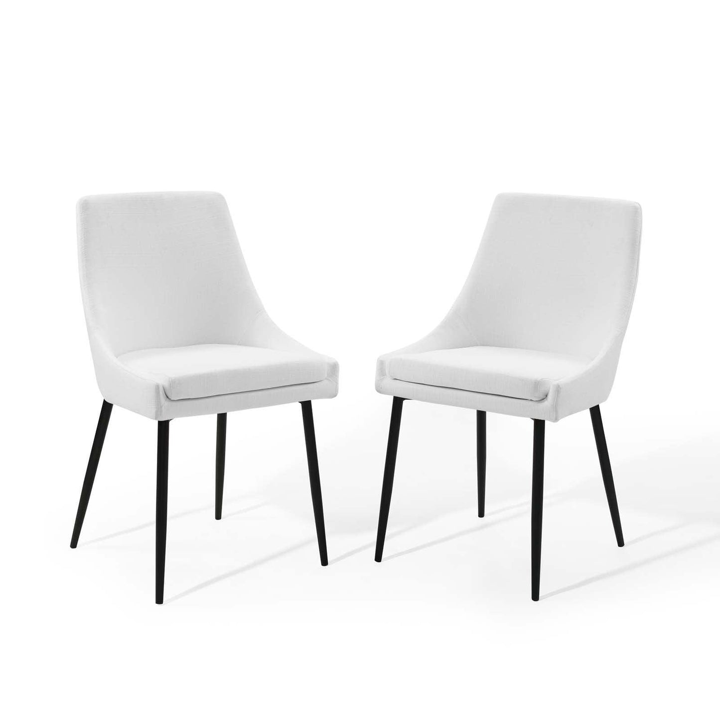Modway Viscount Upholstered Fabric Dining Chairs - Set of 2 FredCo
