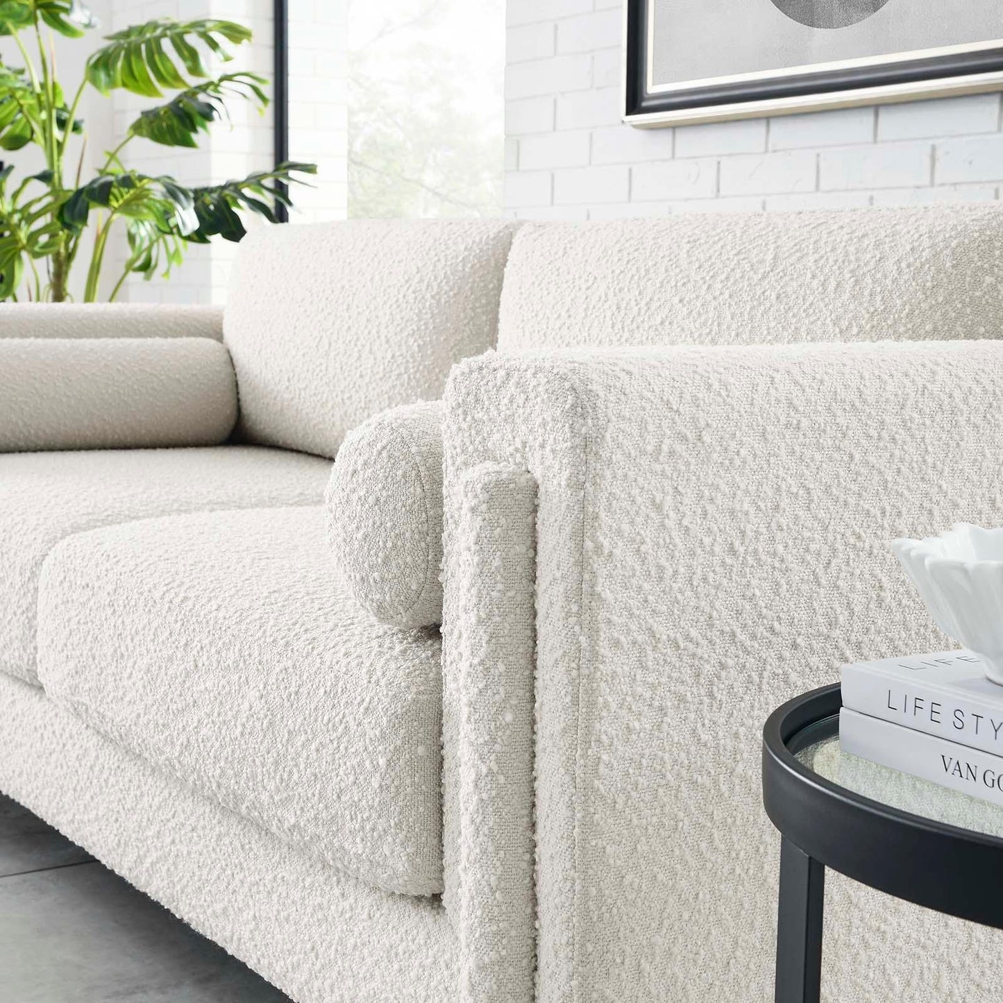 Modway Visible Boucle Fabric Sofa, EEI-6378 FredCo
