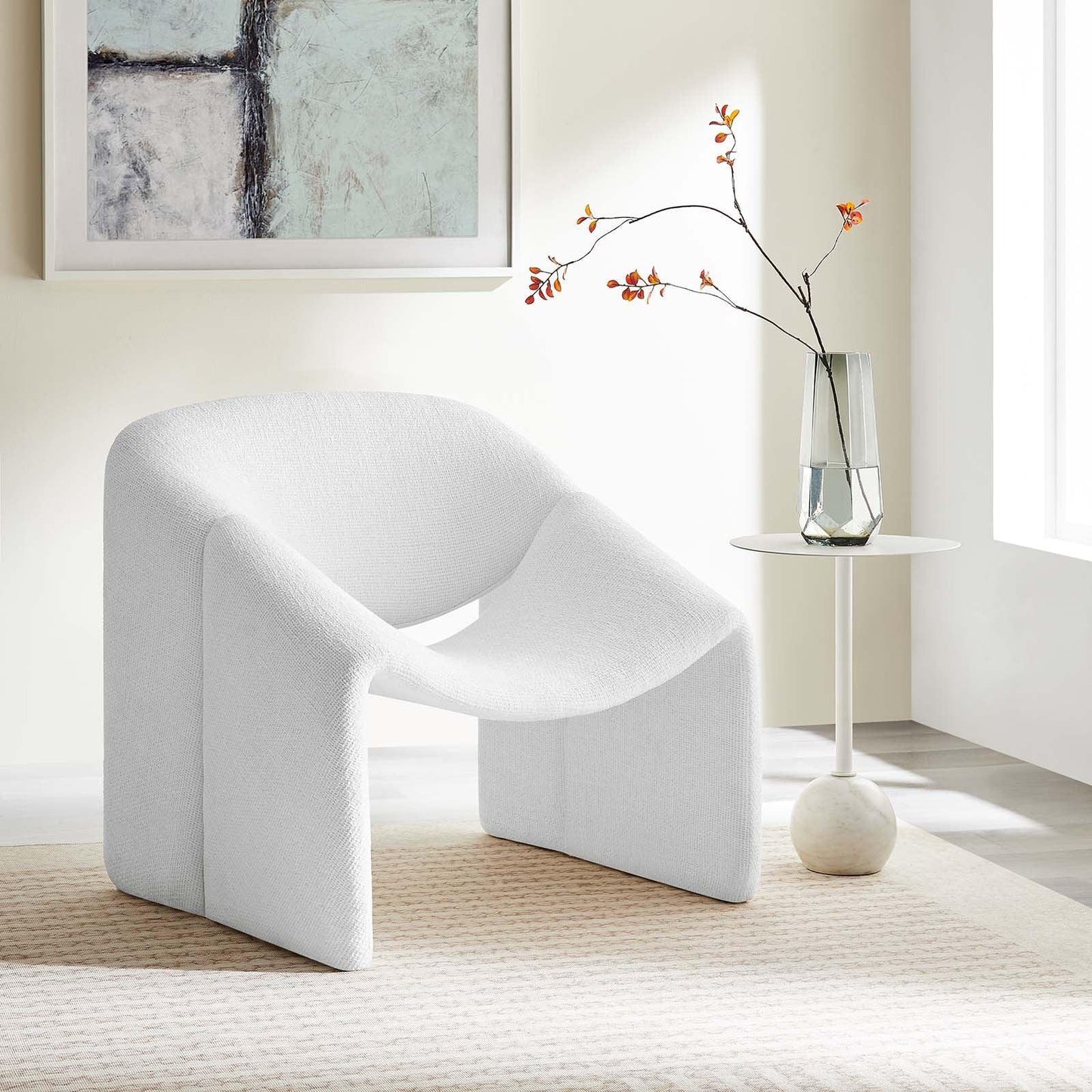 Modway Vivi Chenille Upholstered Accent Chair FredCo
