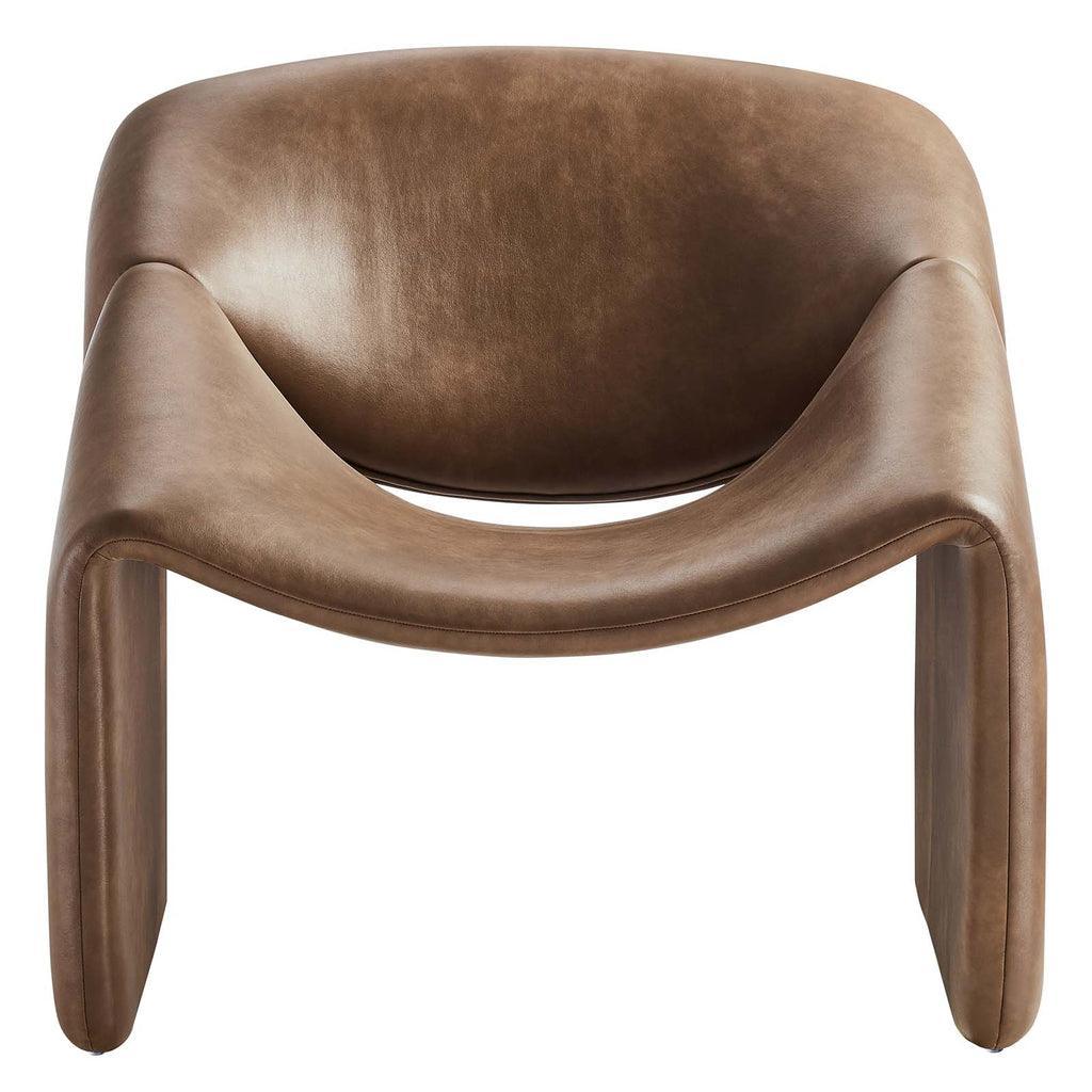 Modway Vivi Vegan Leather Accent Chair FredCo