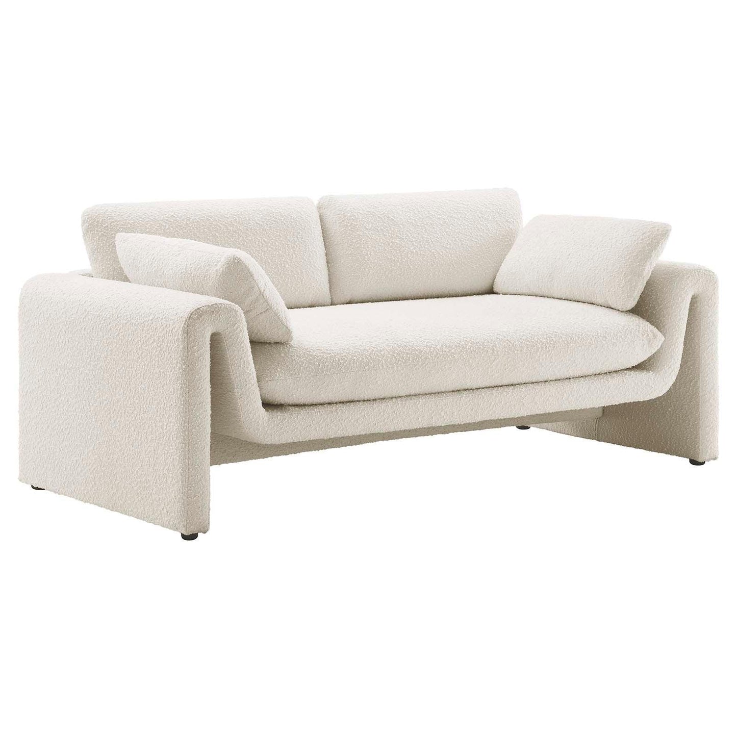 Modway Waverly Boucle Fabric Sofa FredCo