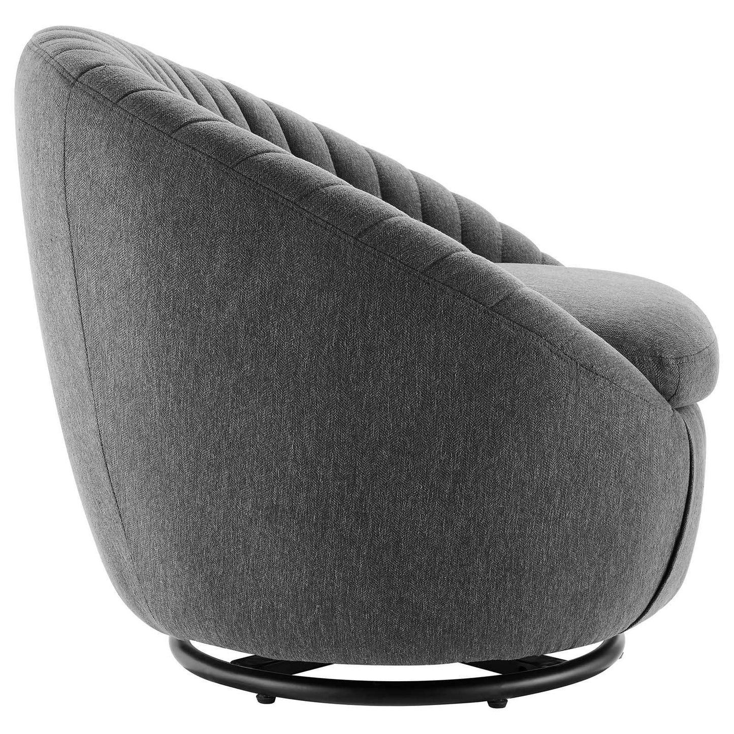 Modway Whirr Tufted Fabric Swivel Chair FredCo